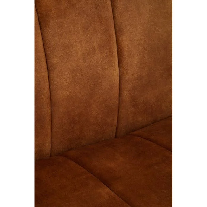 Annette 3-Seater Sofa – Gold Velvet - Image 8