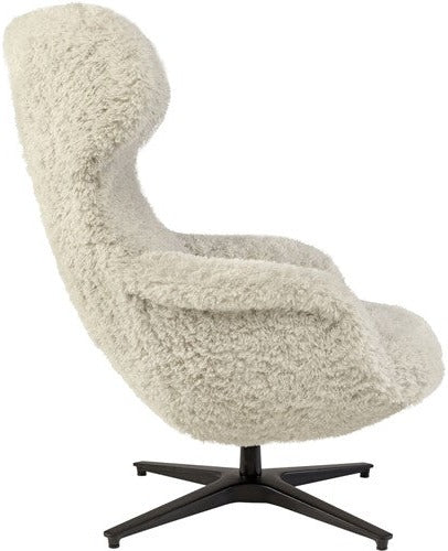 Arabella Swivel Chair – Doodle Fabric - Image 3