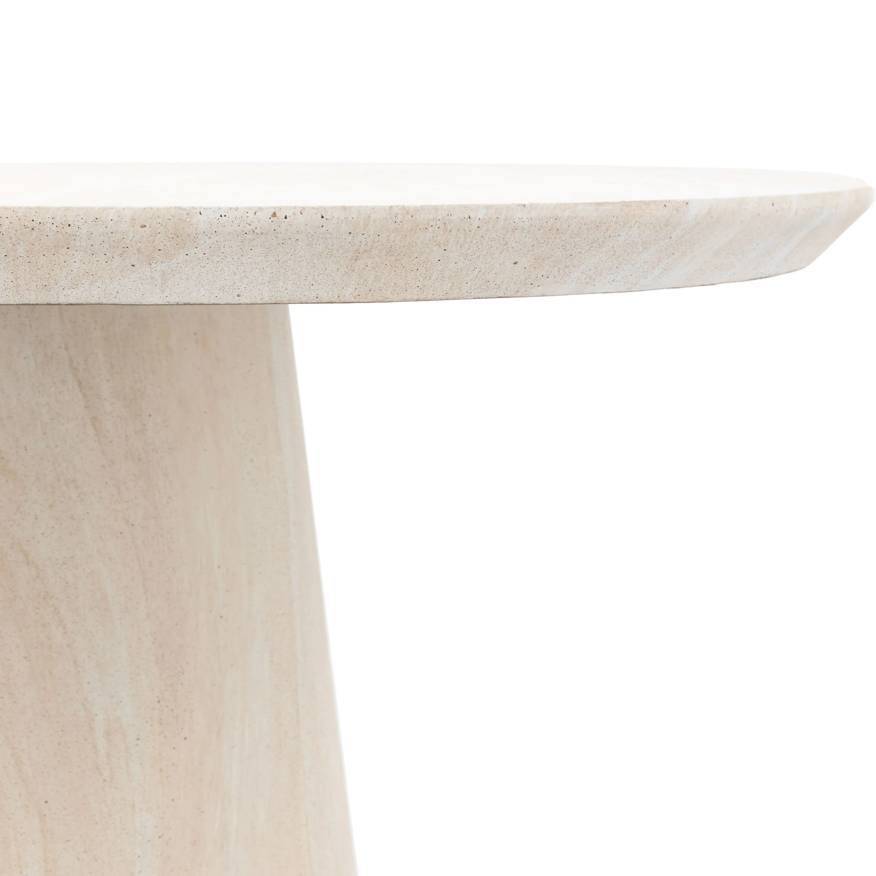 Arbor Oval Dining Table – Travertine-Style Finish - Image 7