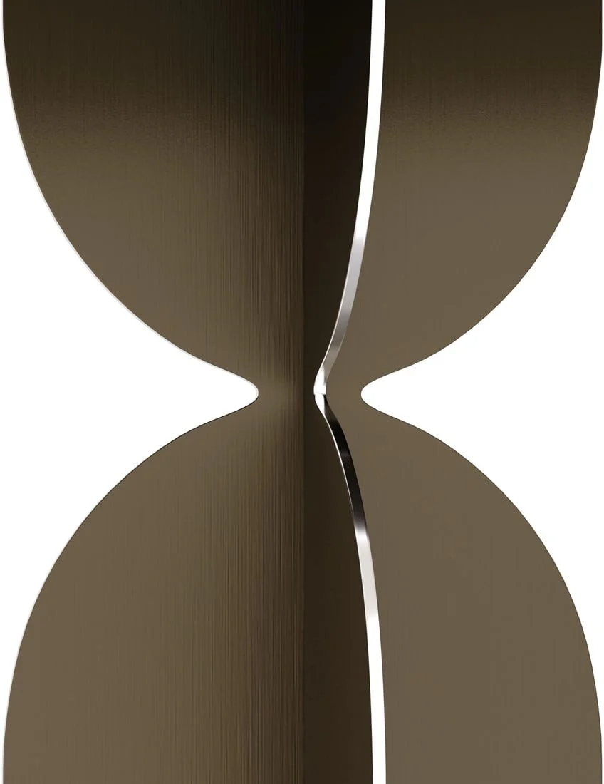 Arcadia Console Table – Brushed Bronze and Brown - Image 3