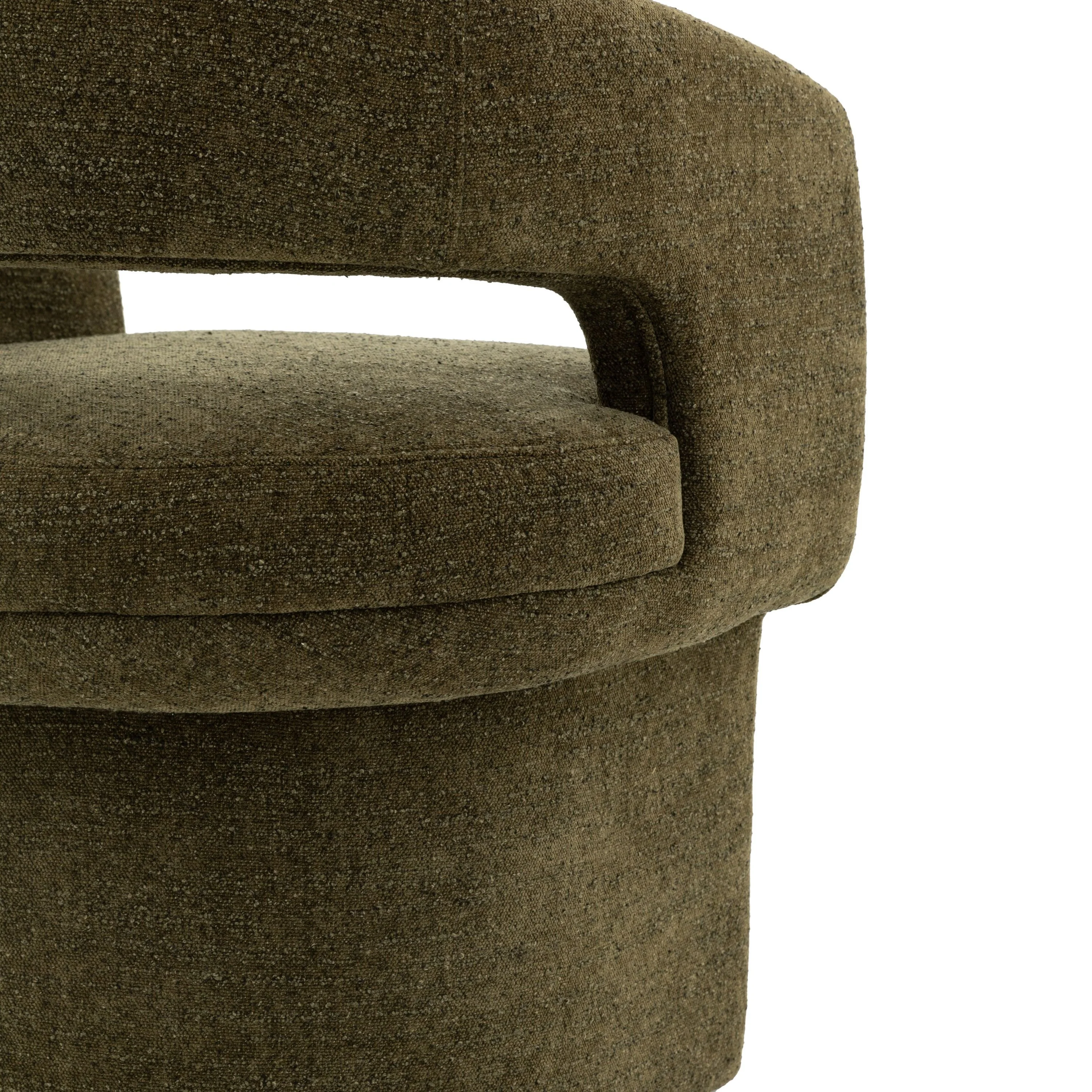 Arlo Dining Chair – Green Boucle - Image 6