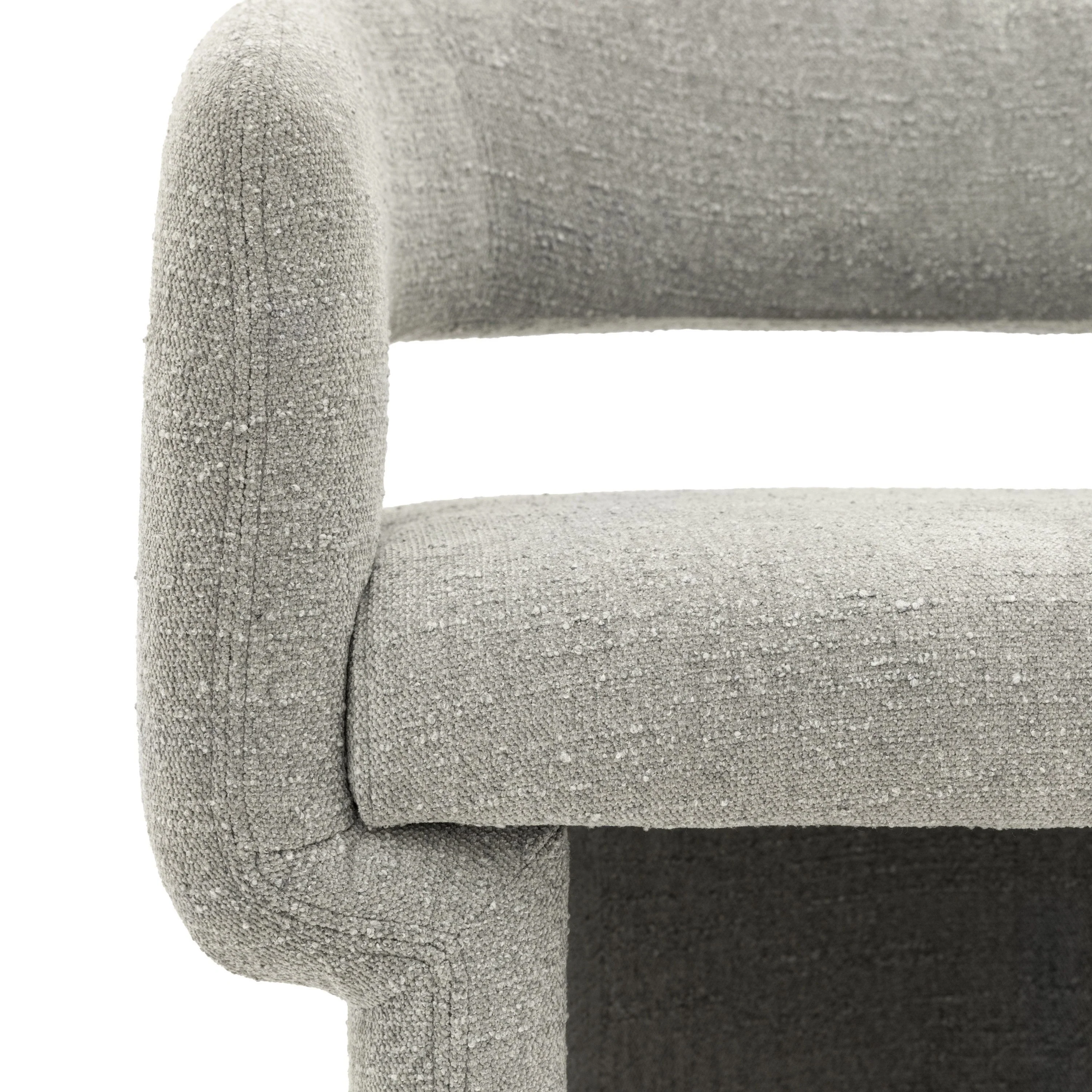 Arlo Dining Chair – Grey Boucle – Excess Stock - Image 5