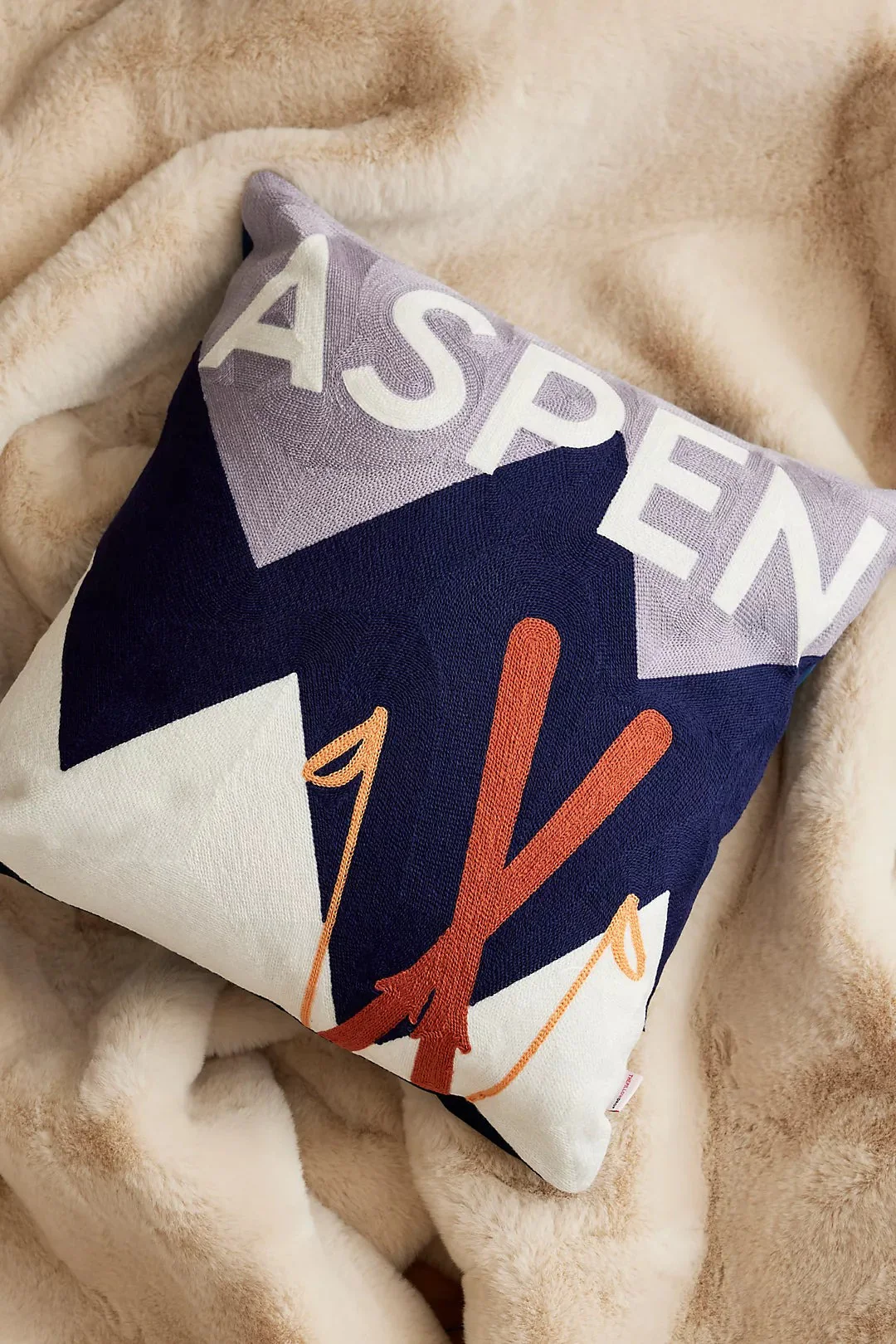 The Pillow Drop Aspen Hills Needlepoint Cushion - Image 4