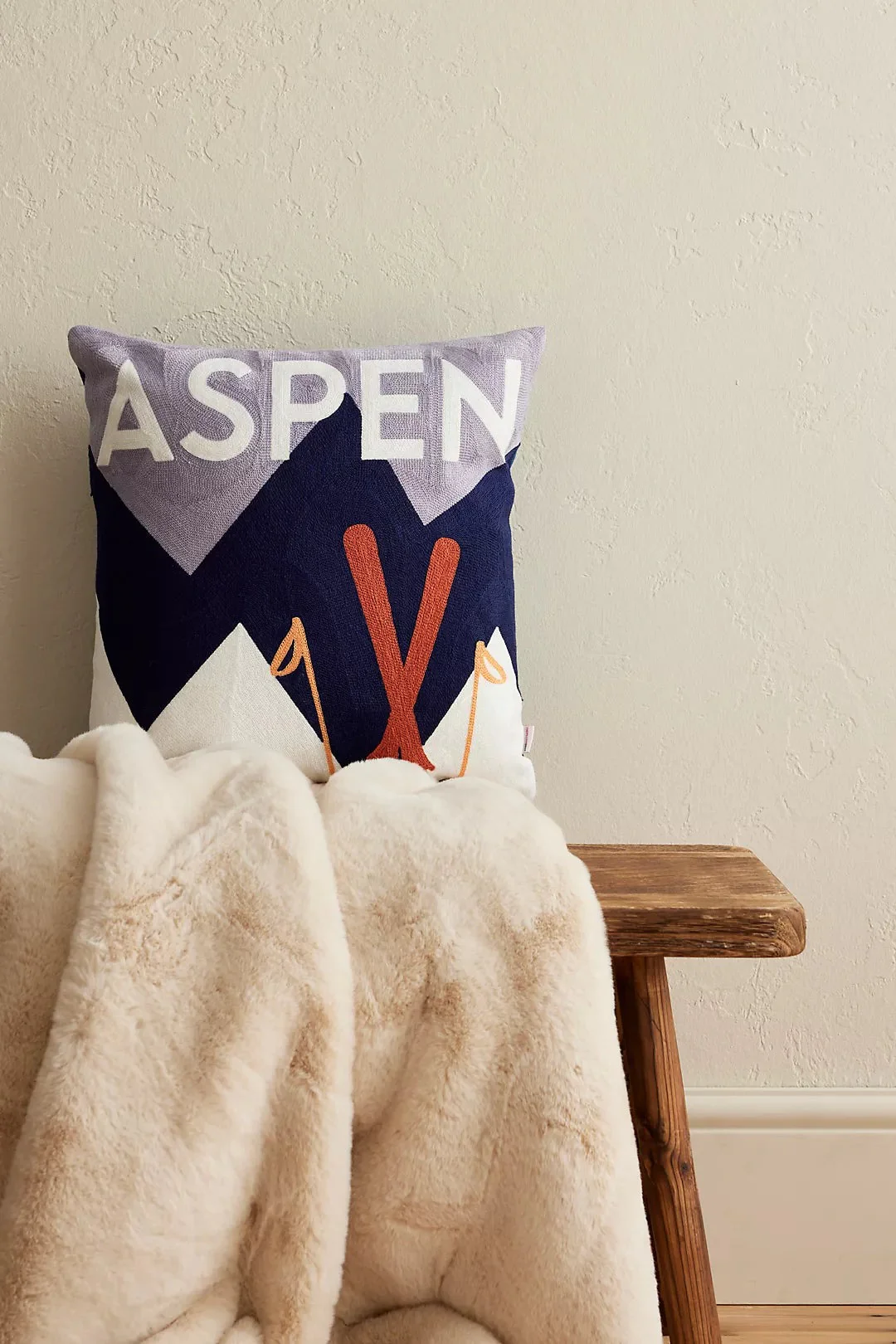 The Pillow Drop Aspen Hills Needlepoint Cushion - Image 5