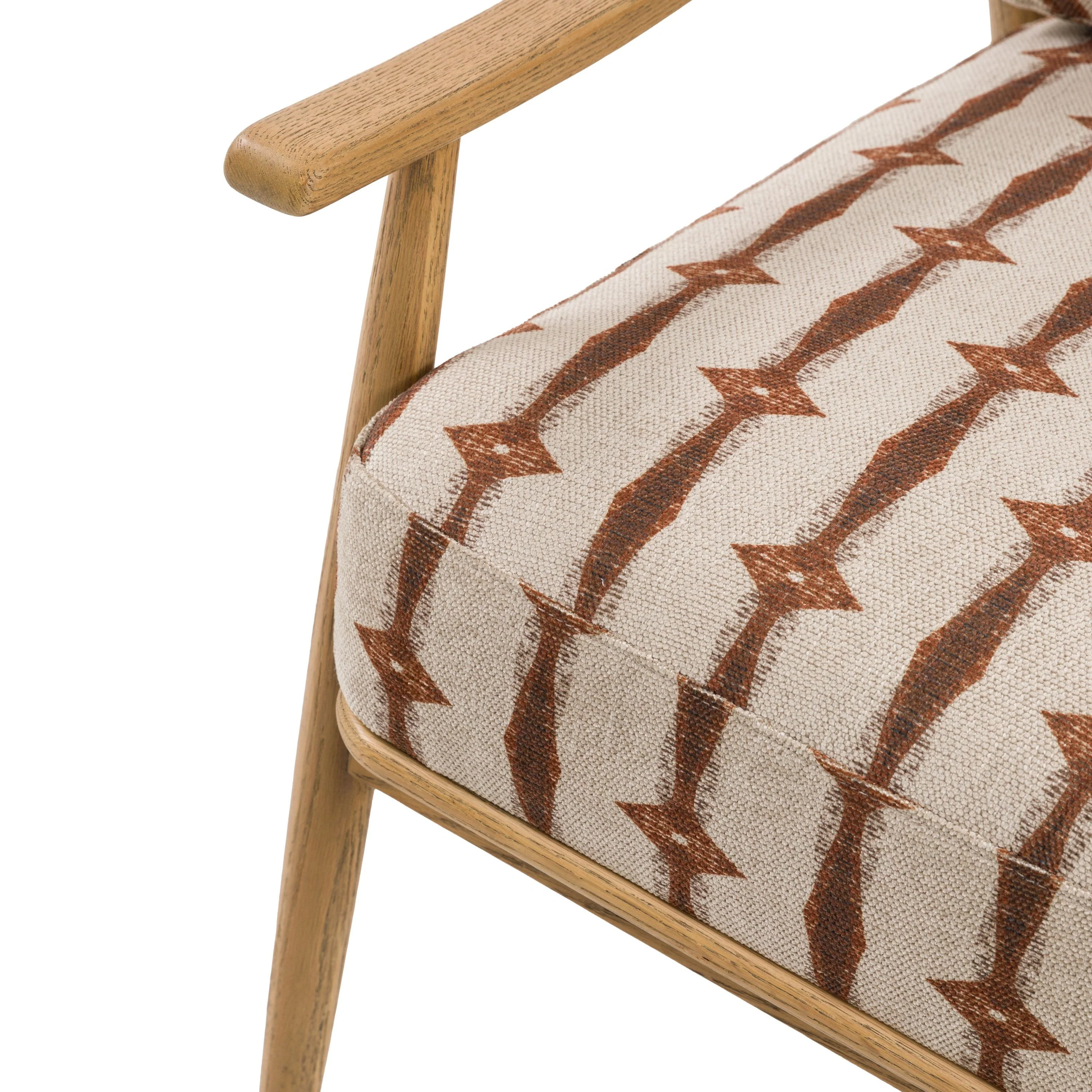 Atlas Armchair – Indra Stripe - Image 6