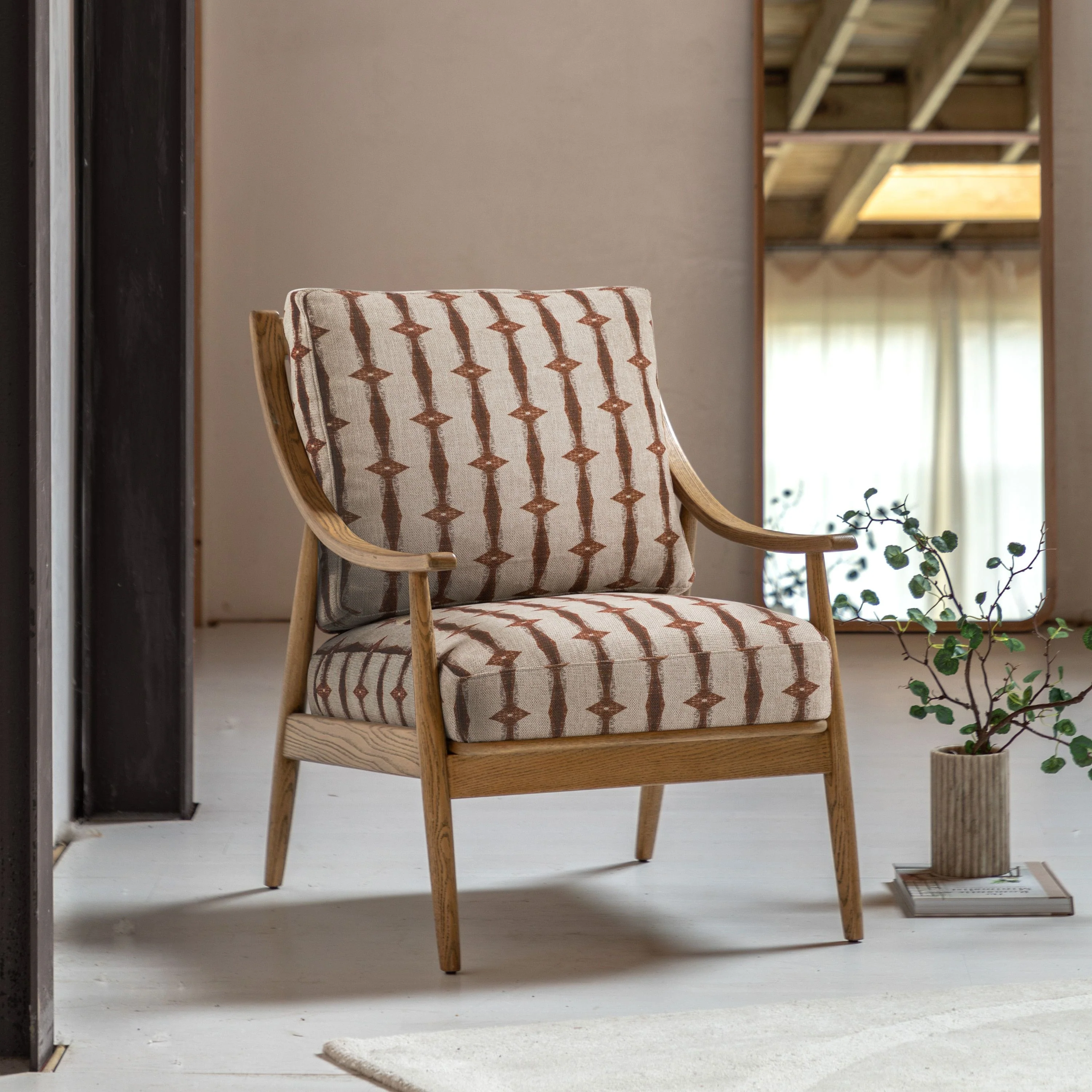 Atlas Armchair – Indra Stripe - Image 7