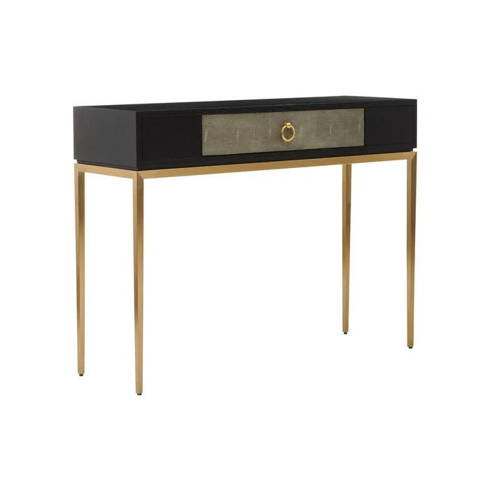 Azra Console Table – Grey Shagreen - Image 2