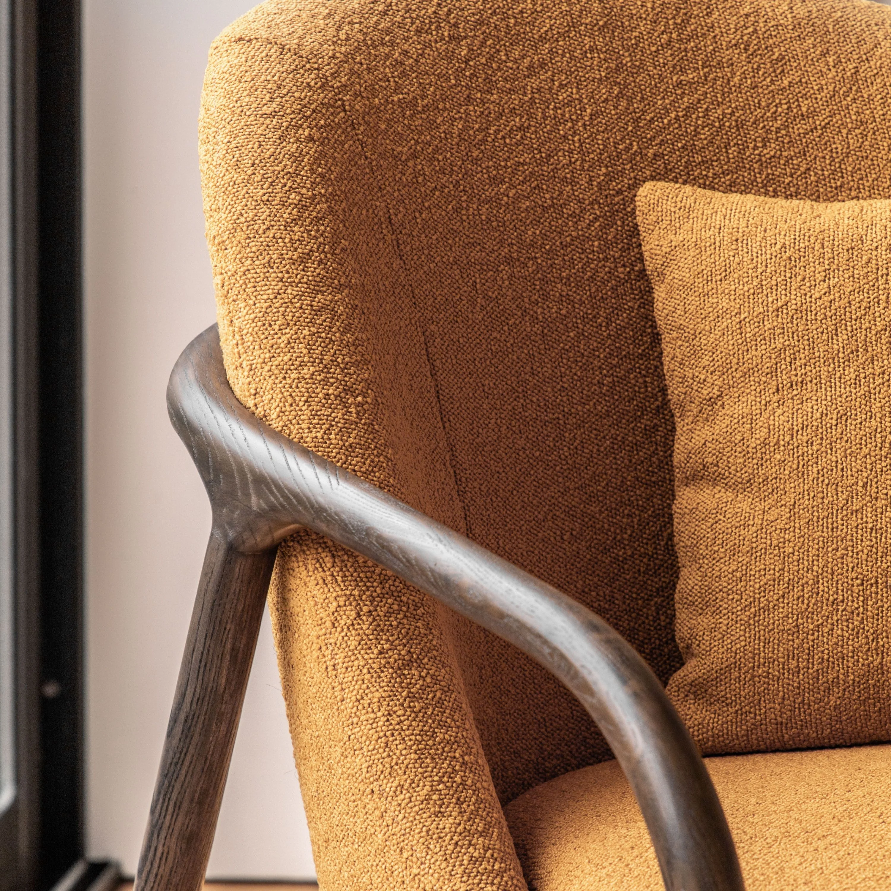 Barnett Armchair – Ochre - Image 7