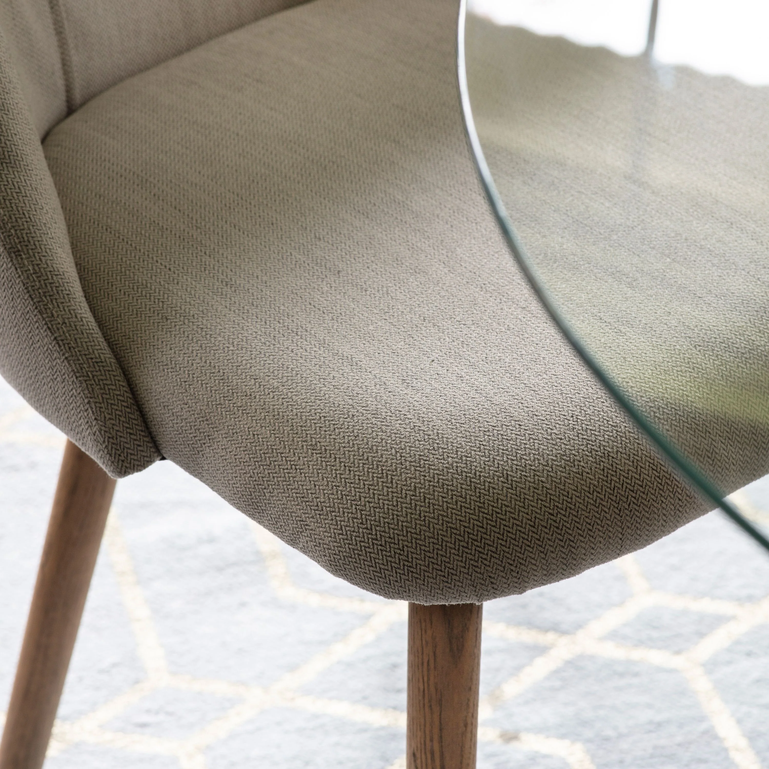 Bentley Dining Chair – Neutral Linen – Set of 2 - Image 4