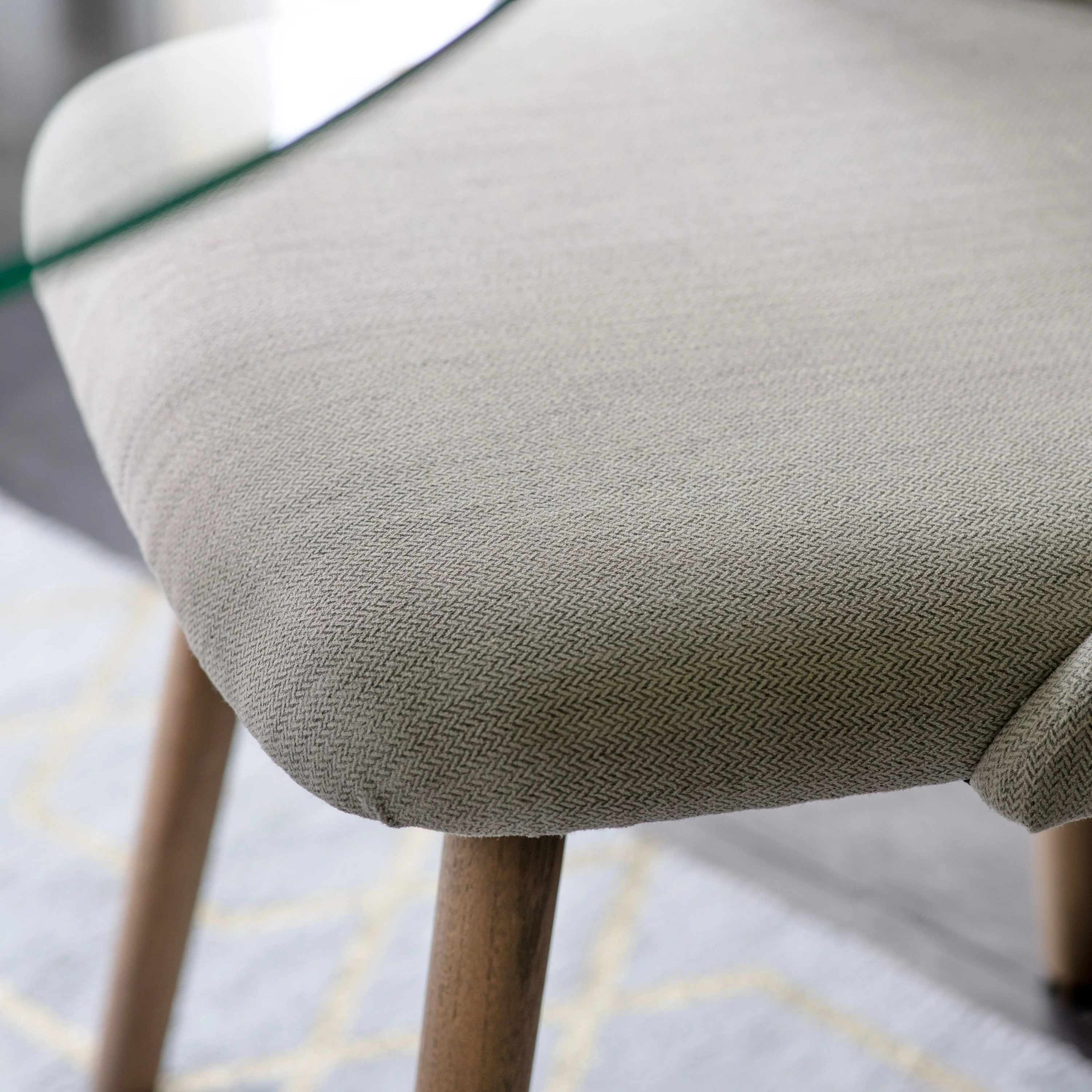 Bentley Dining Chair – Neutral Linen – Set of 2 - Image 5