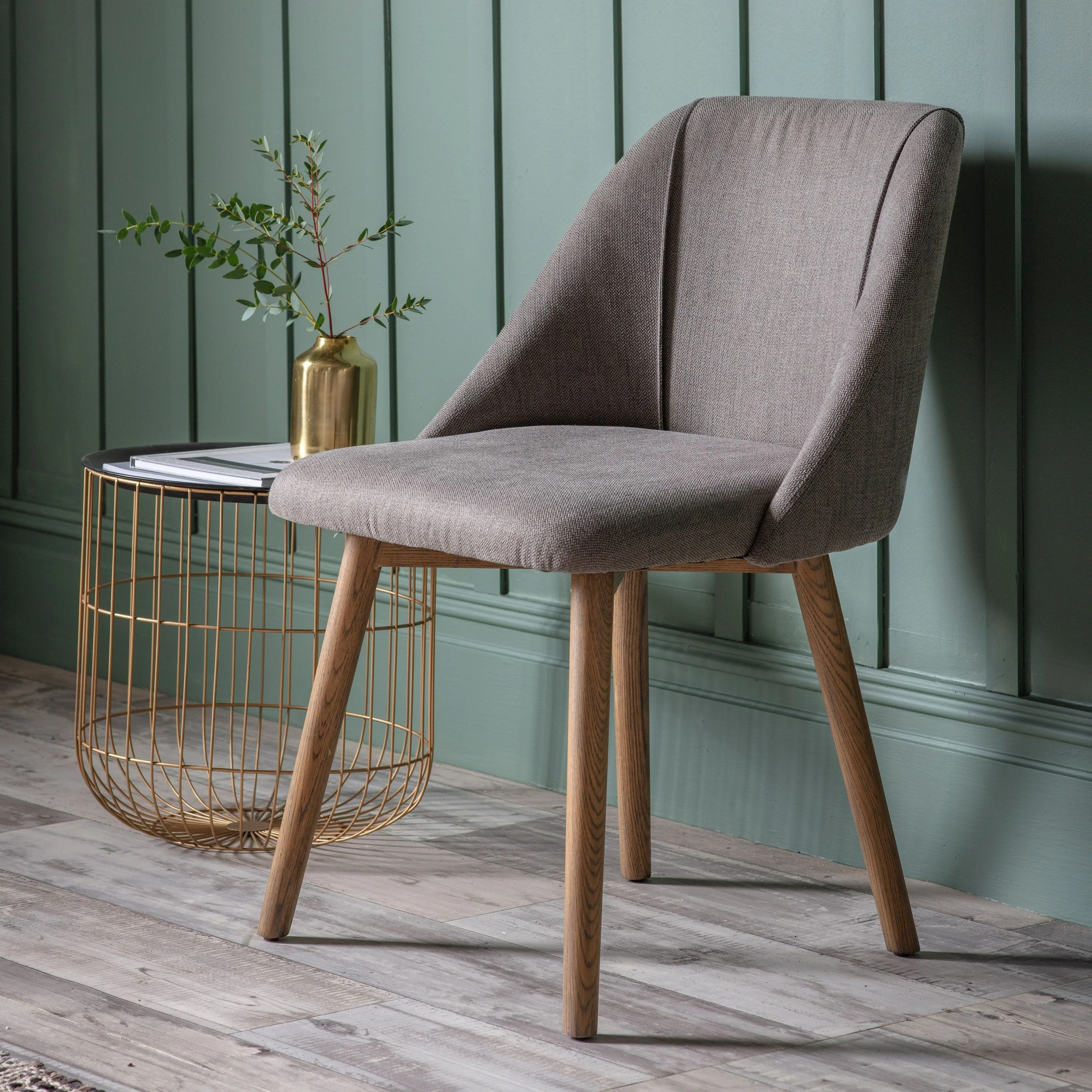 Bentley Dining Chair – Slate Grey – Set of 2 - Image 3