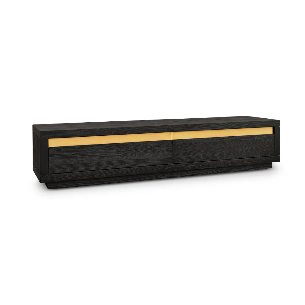 Berkeley Designs Arosa Media Unit with Espresso Oak Veneer