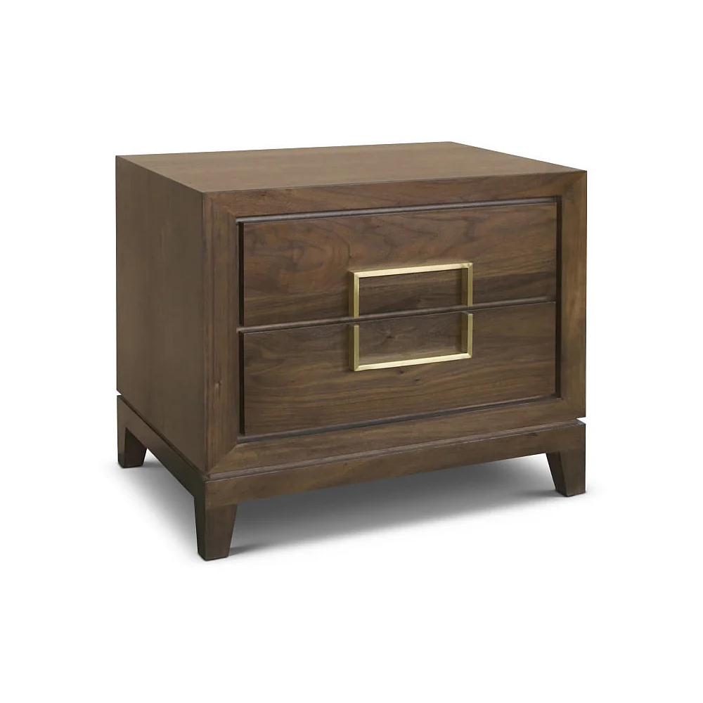Berkeley Designs Lucca Bedside Table in Walnut
