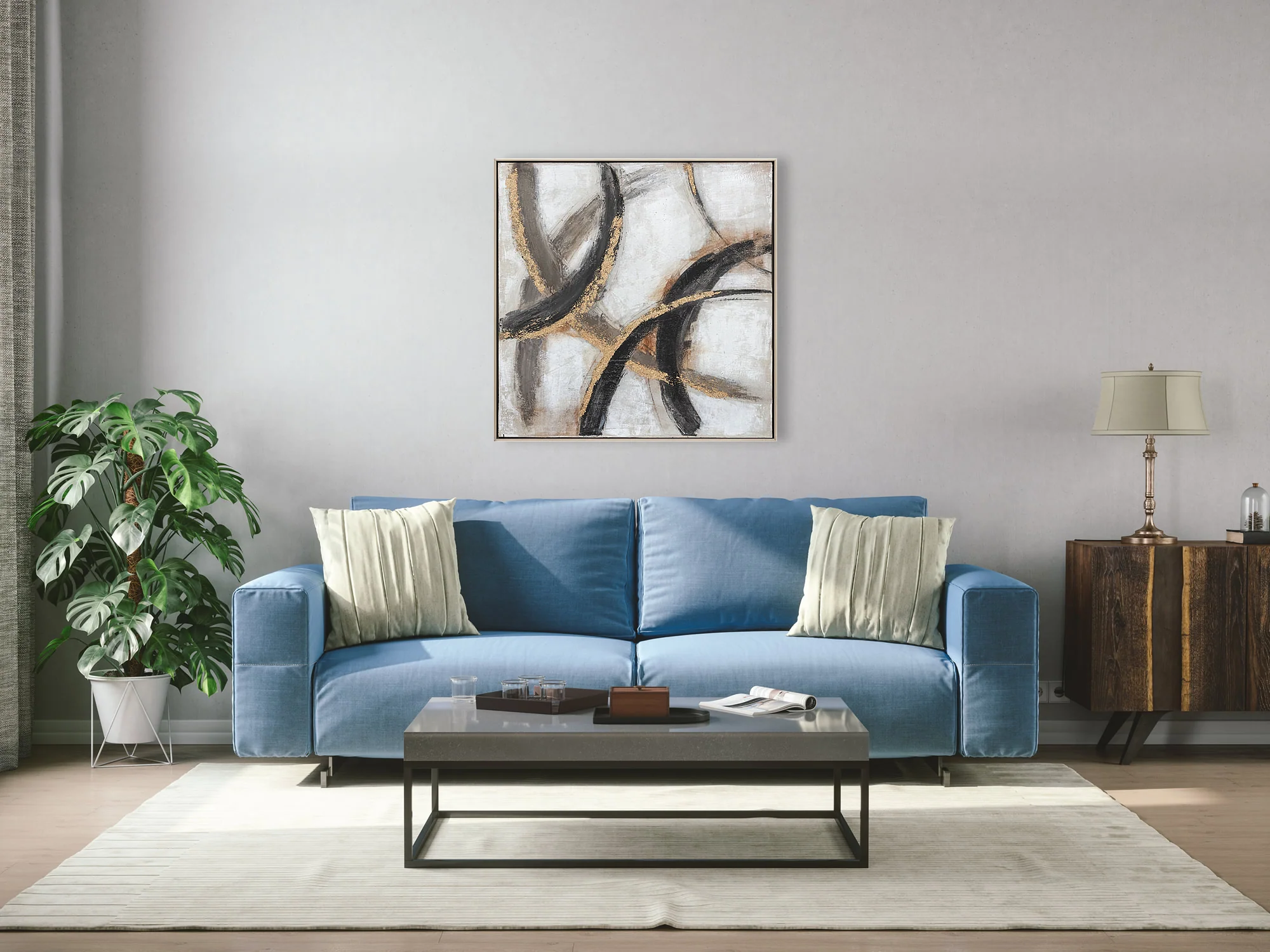 Berkeley Designs Oil on Canvas 19 - Image 4