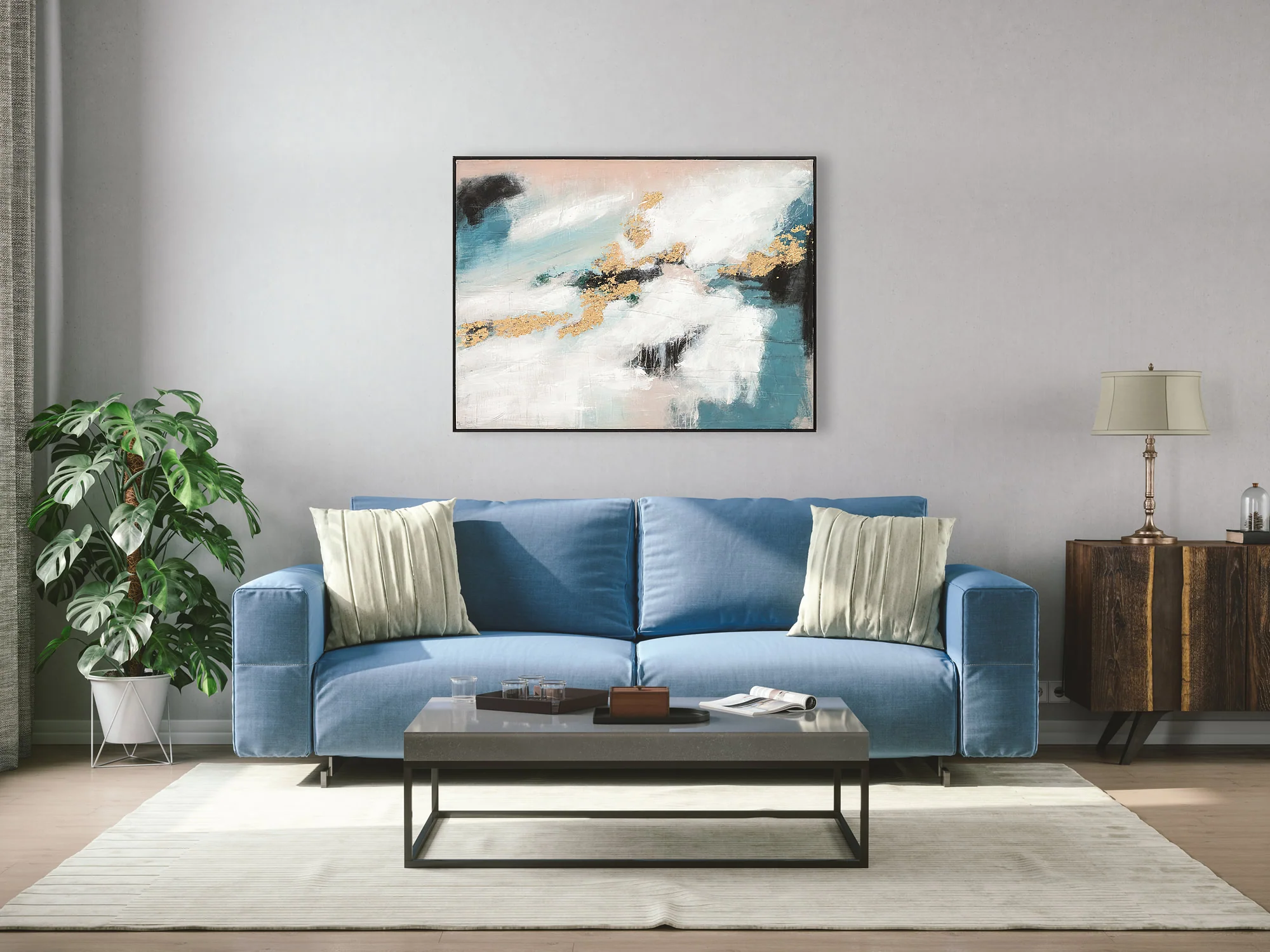 Berkeley Designs Oil on Canvas 22 - Image 4