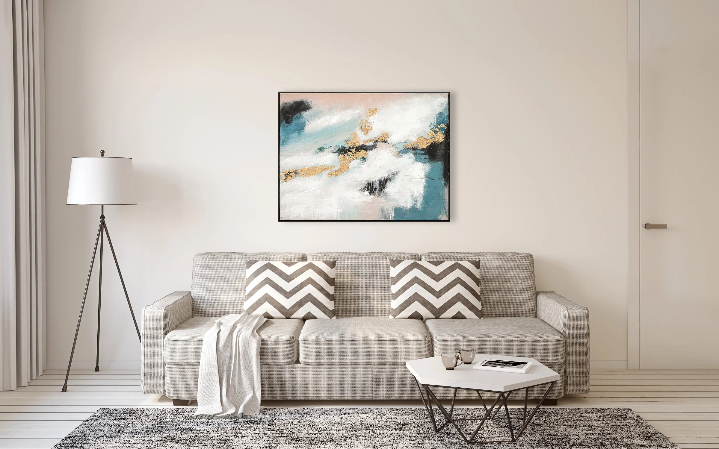 Berkeley Designs Oil on Canvas 22 - Image 5