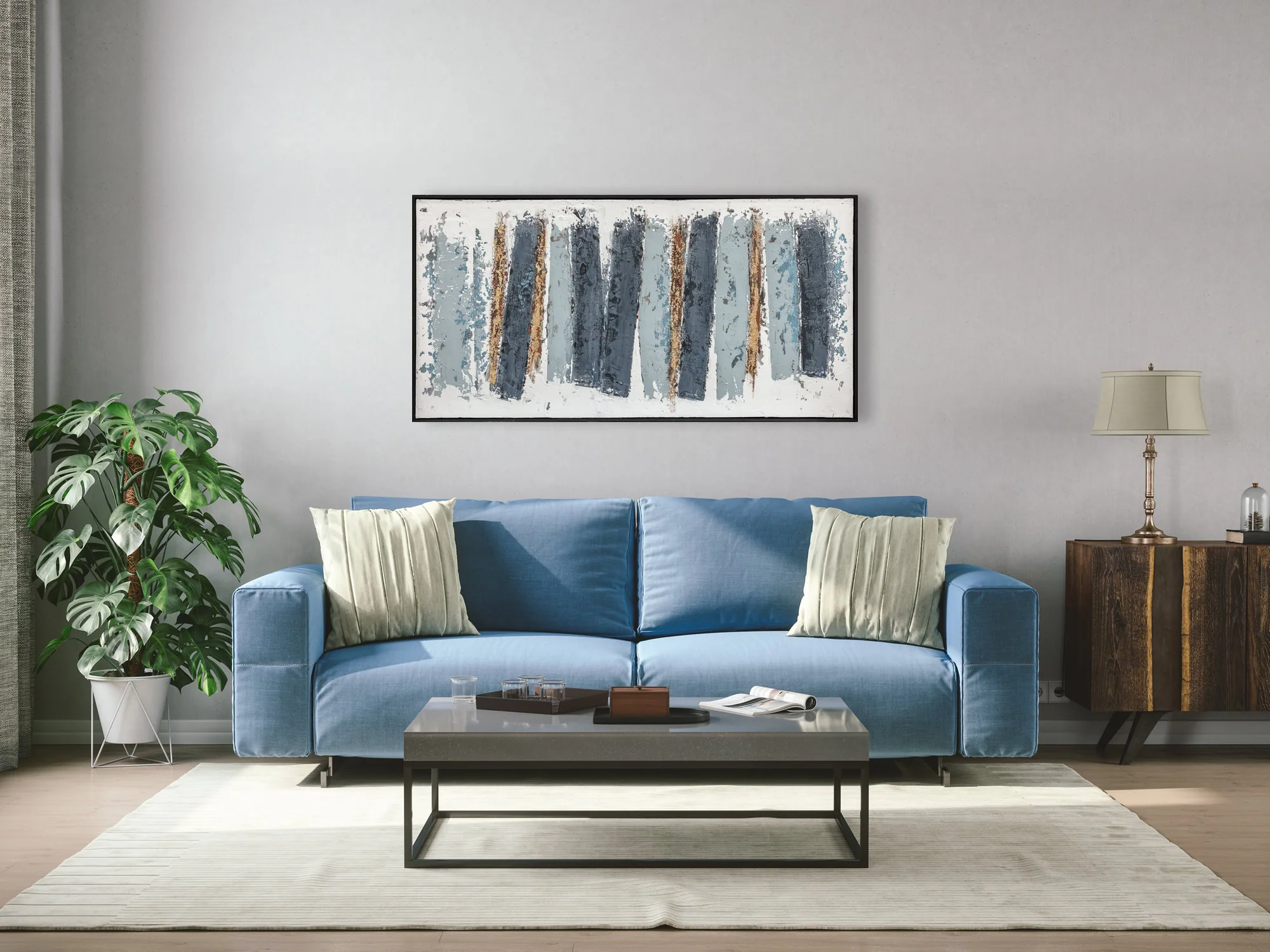 Berkeley Designs Oil on Canvas 23 - Image 2