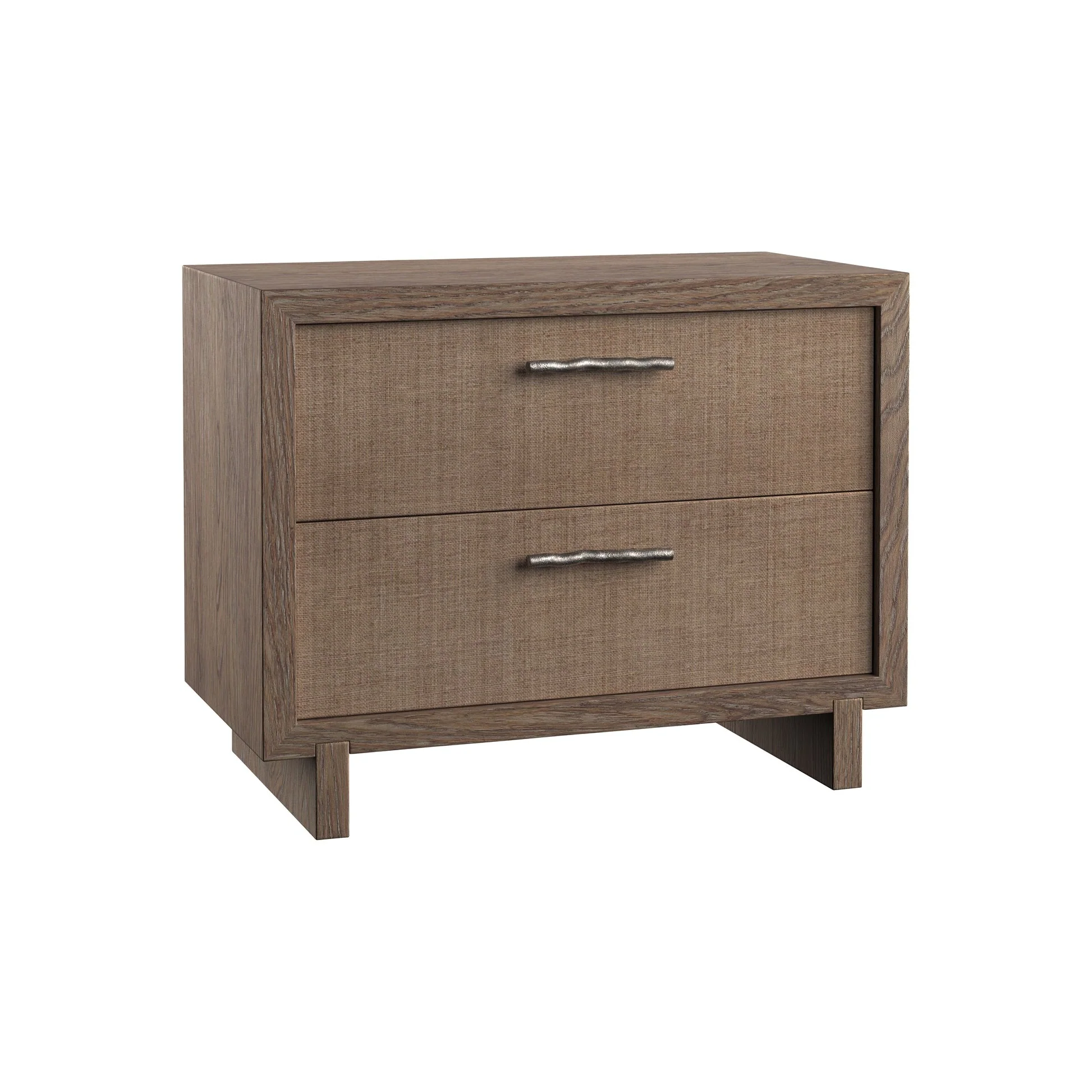 Bernhardt Casa Paros Wide Nightstand – Woven Fronts