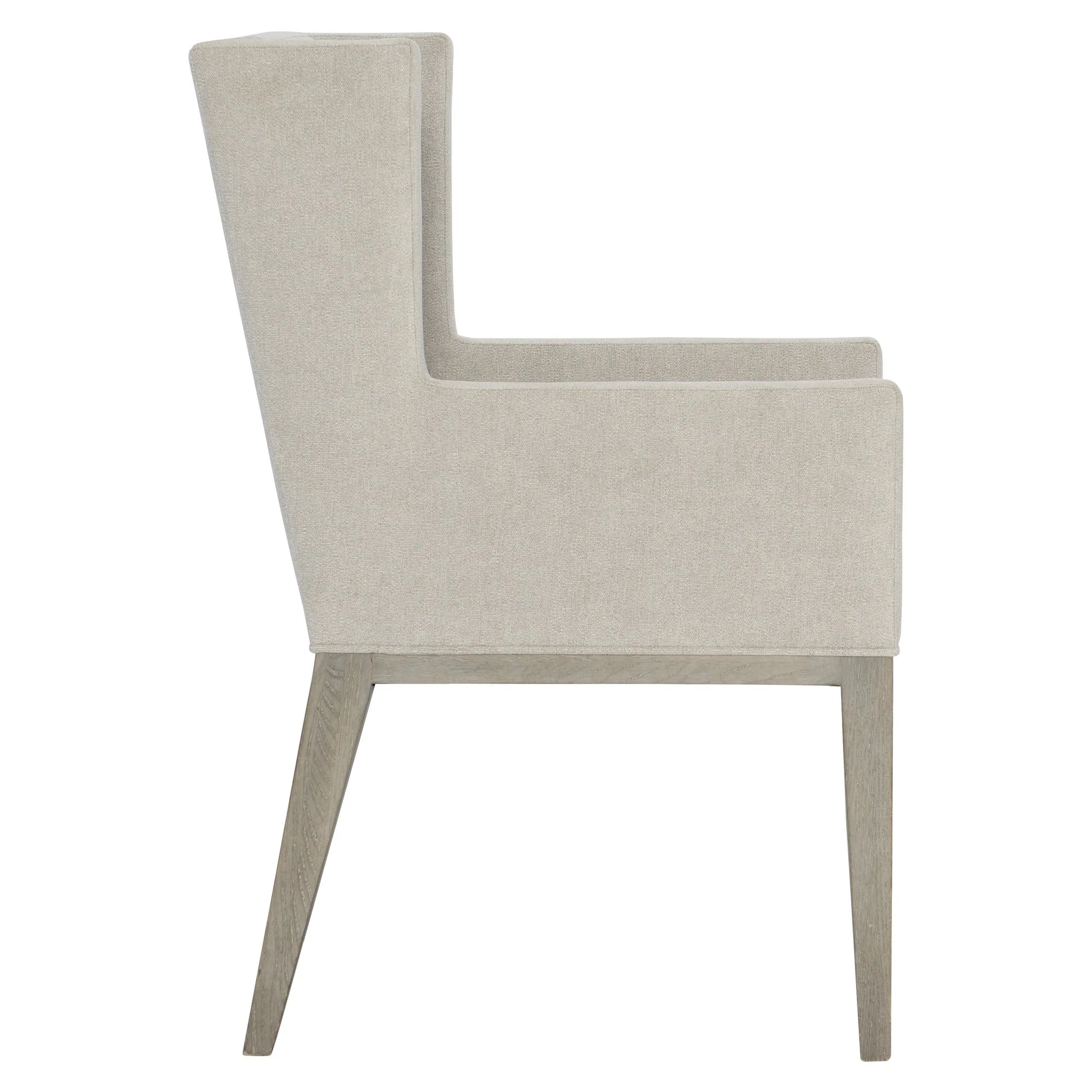 Bernhardt Linea Dining Arm Chair – Cerused Greige - Image 2