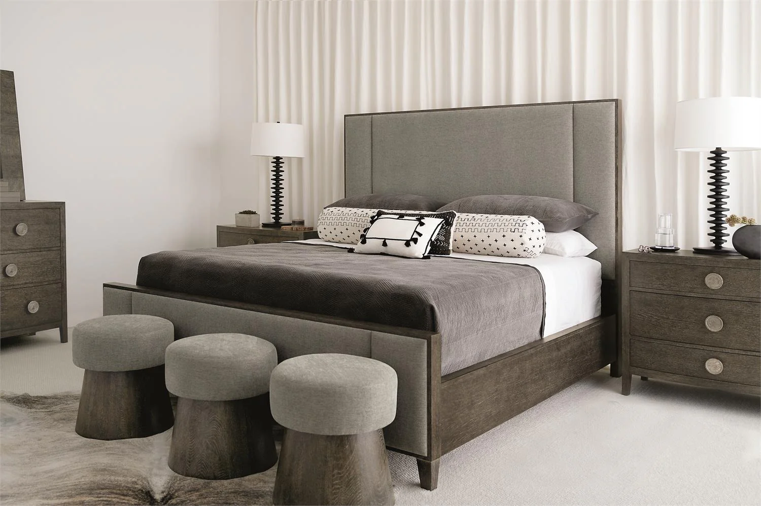 Bernhardt Linea Dresser – Cerused Charcoal - Image 10