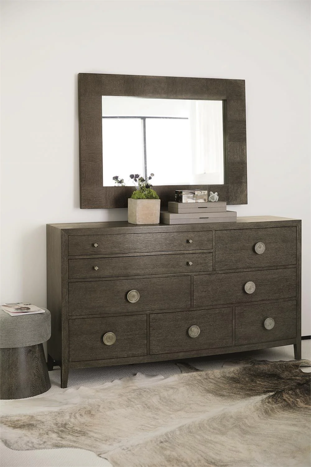Bernhardt Linea Dresser – Cerused Charcoal - Image 8