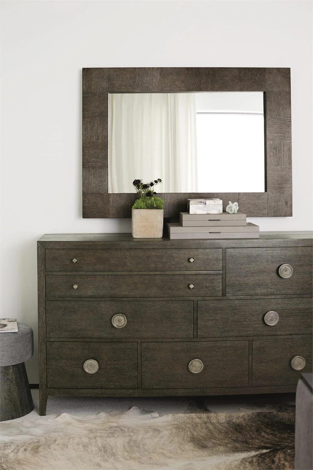 Bernhardt Linea Dresser – Cerused Charcoal - Image 9