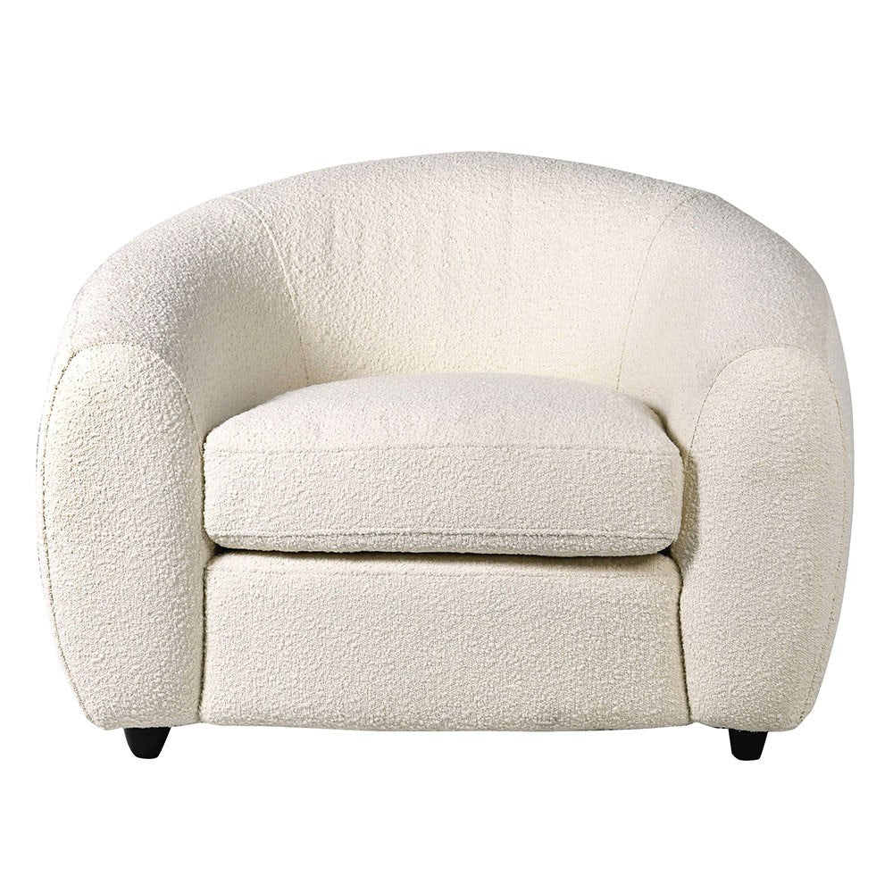 Bertram Armchair (CRIB 5) – Cream Boucle