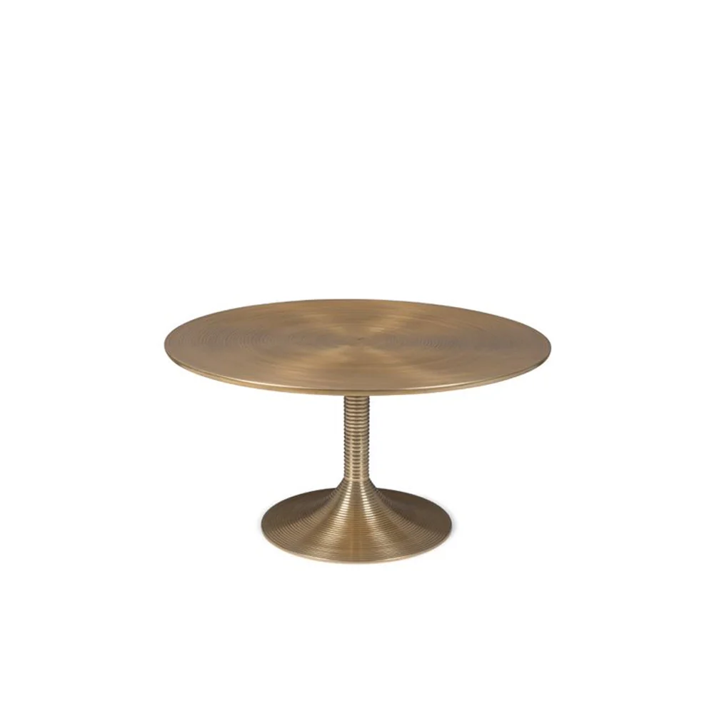 Bold Monkey Hypnotising Round Coffee Table – Gold