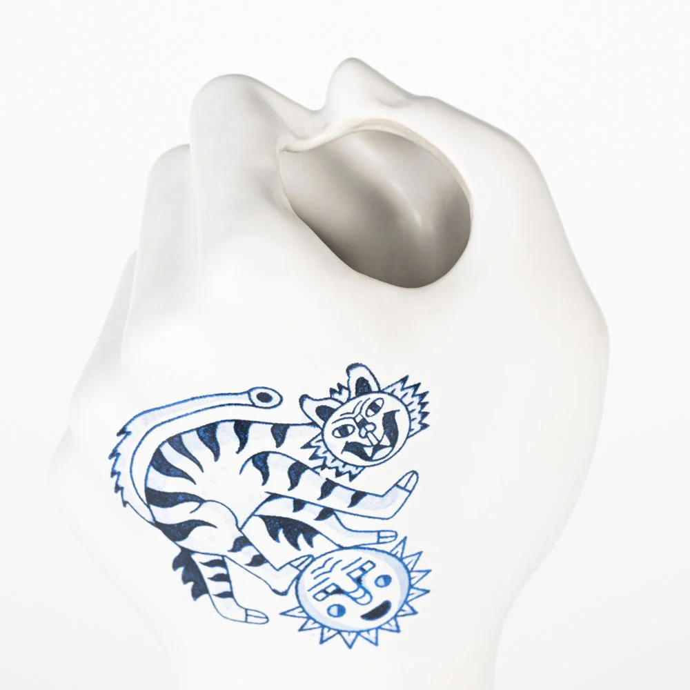 Bold Monkey Liberty Matters Vase – Blue - Image 3