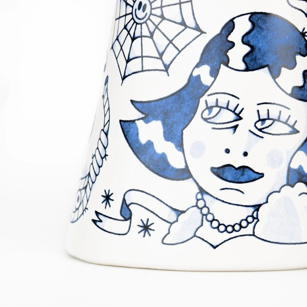 Bold Monkey Liberty Matters Vase – Blue - Image 4
