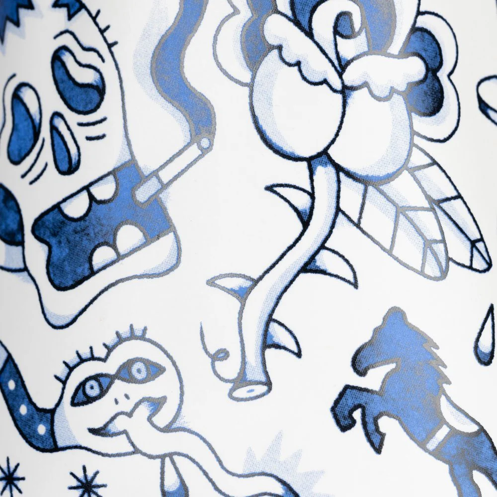 Bold Monkey Liberty Matters Vase – Blue - Image 6