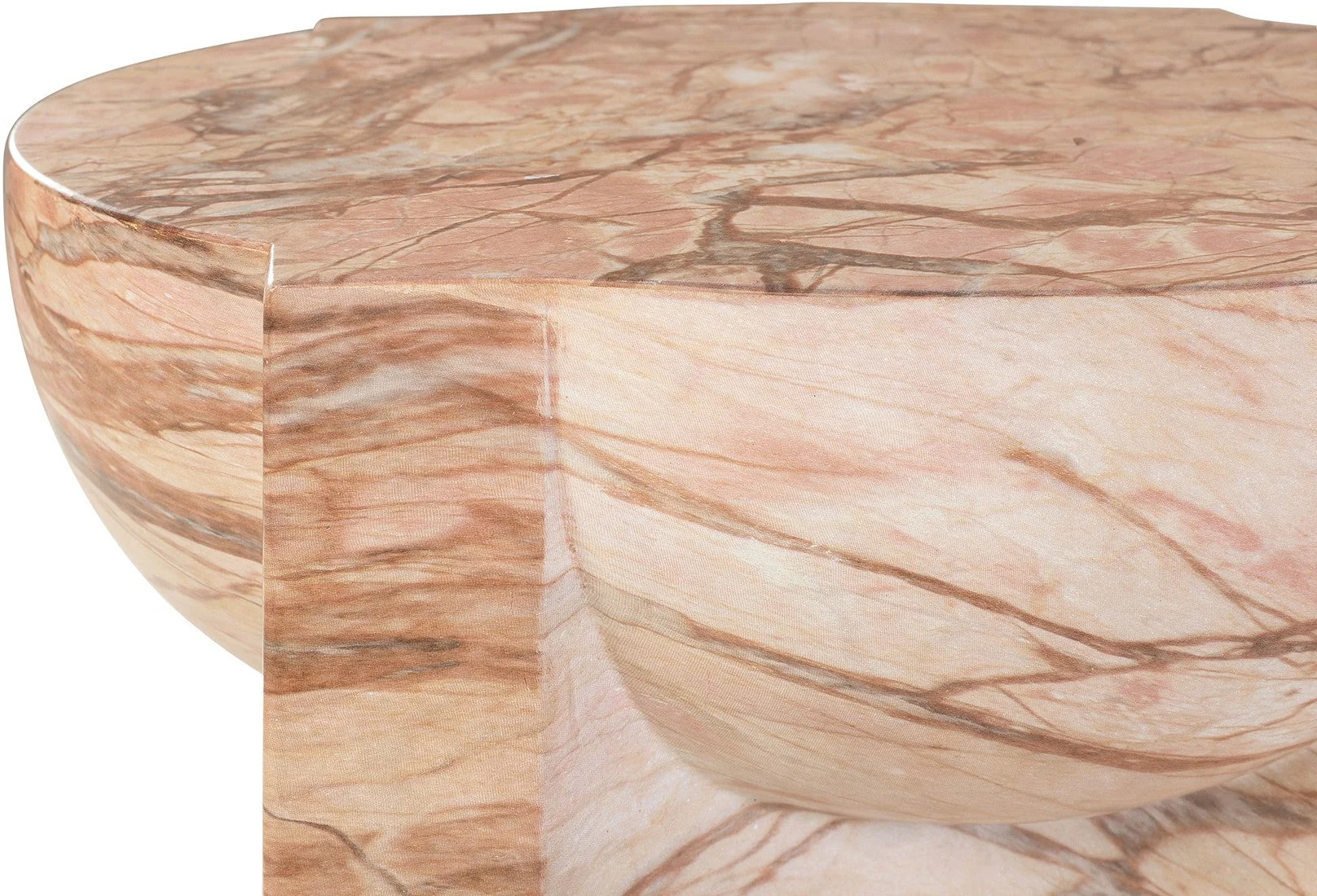 Branson Stool – Earthy Faux Marble - Image 4