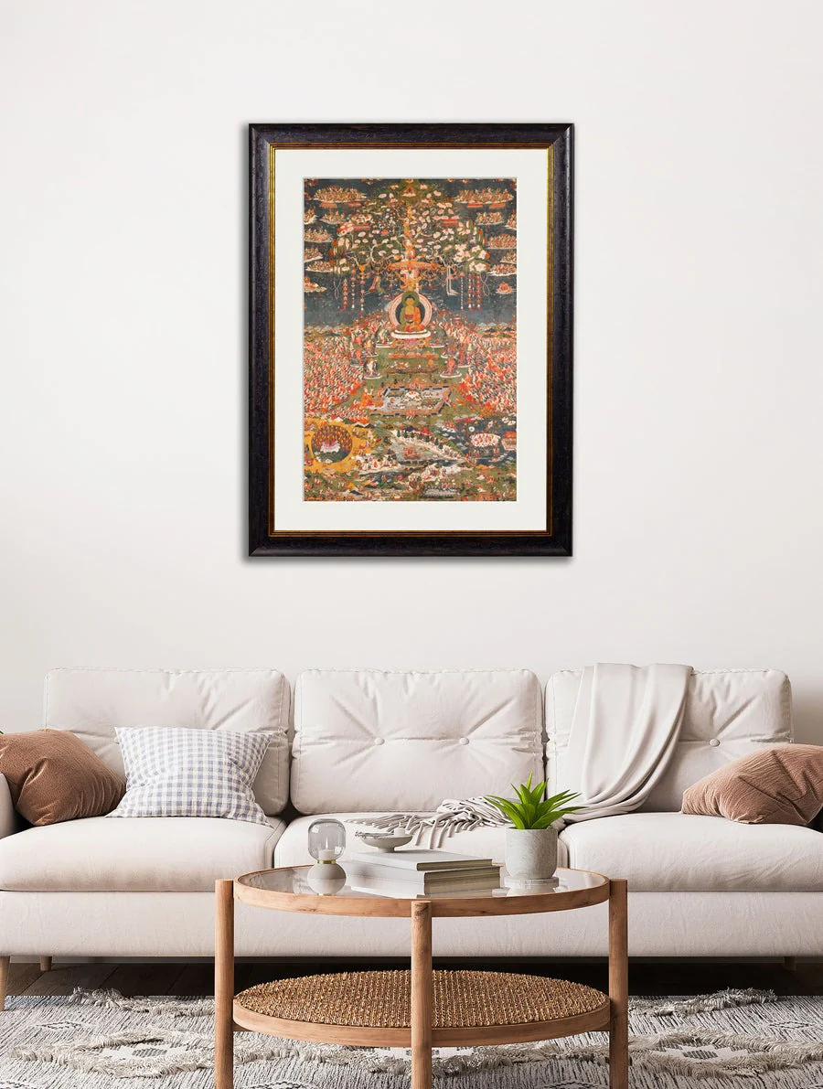 Buddha of the Western Pure Land – Oxford Framed Print - Image 2