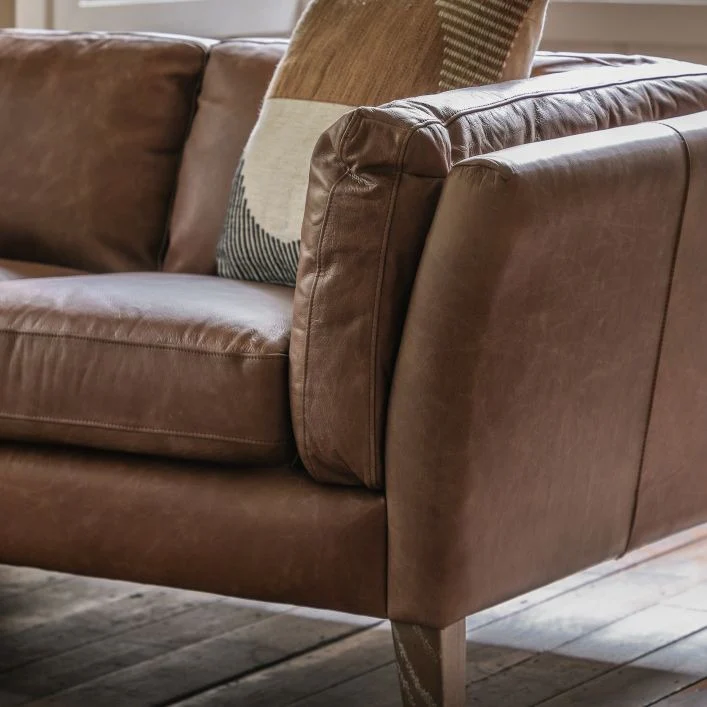 Camden Leather Sofa – 2 Seater - Image 4