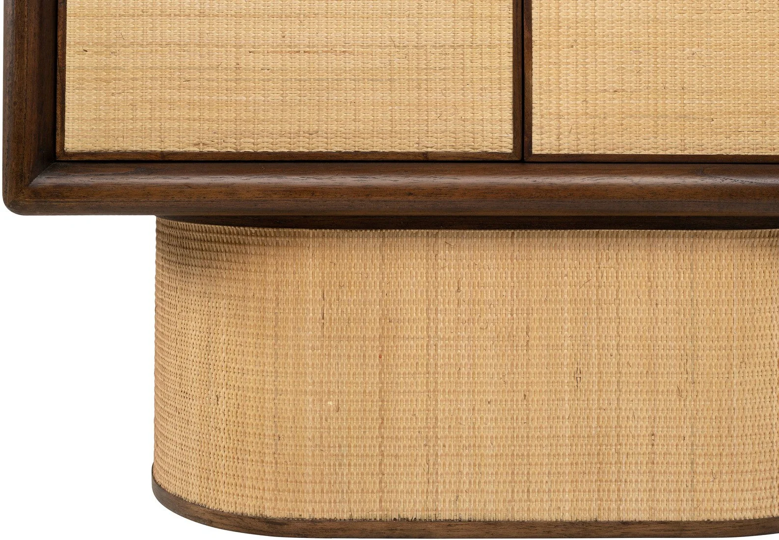 Cadence Cabinet in Mindi Wood and Rattan - Image 9