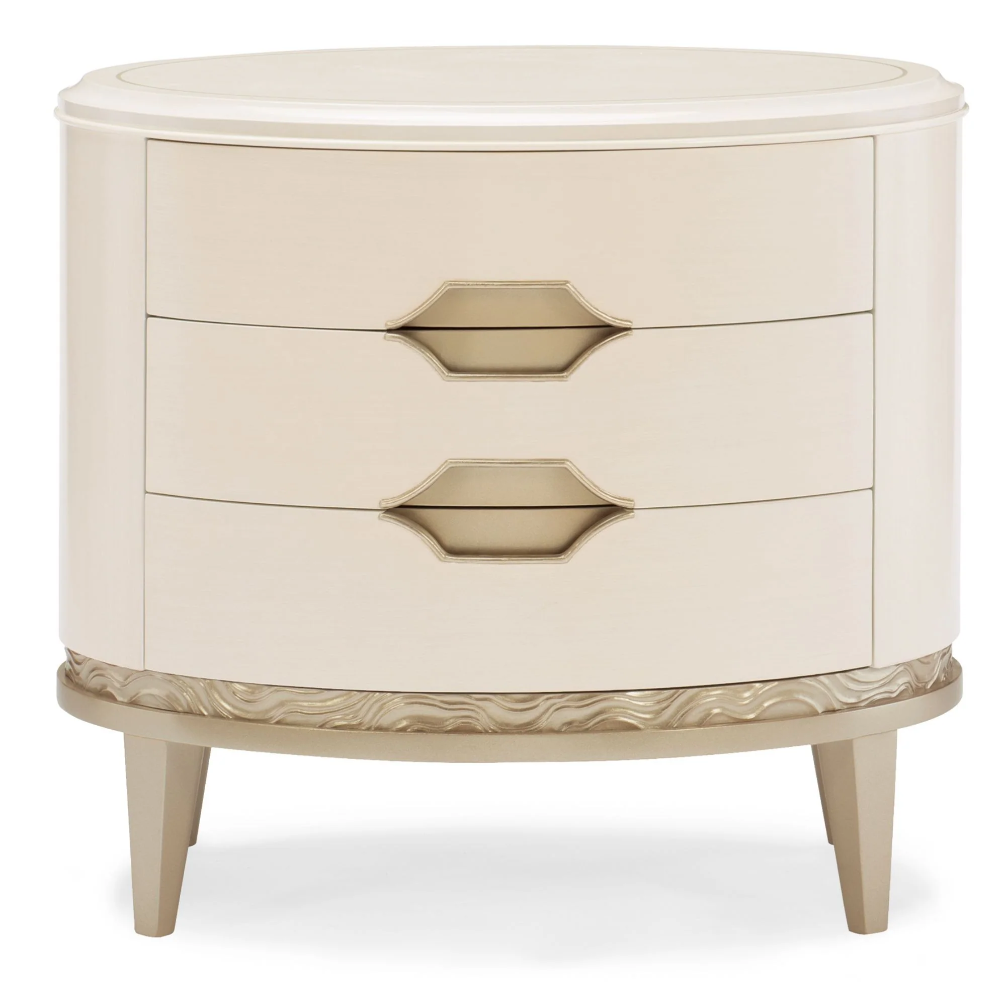 Caracole Adela 3 Drawer Bedside Table