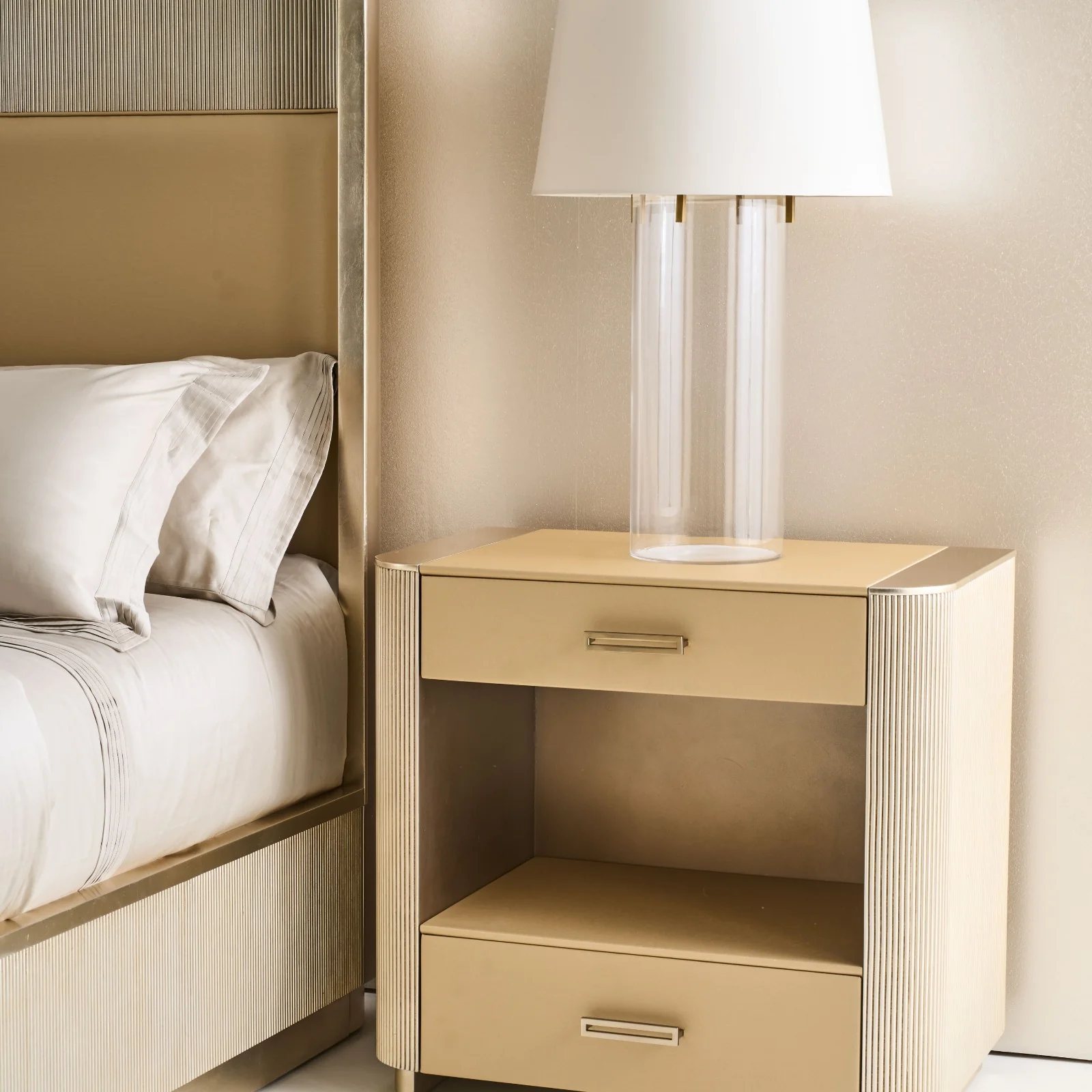 Caracole Love-ly! Bedside Table - Oracle - Image 4