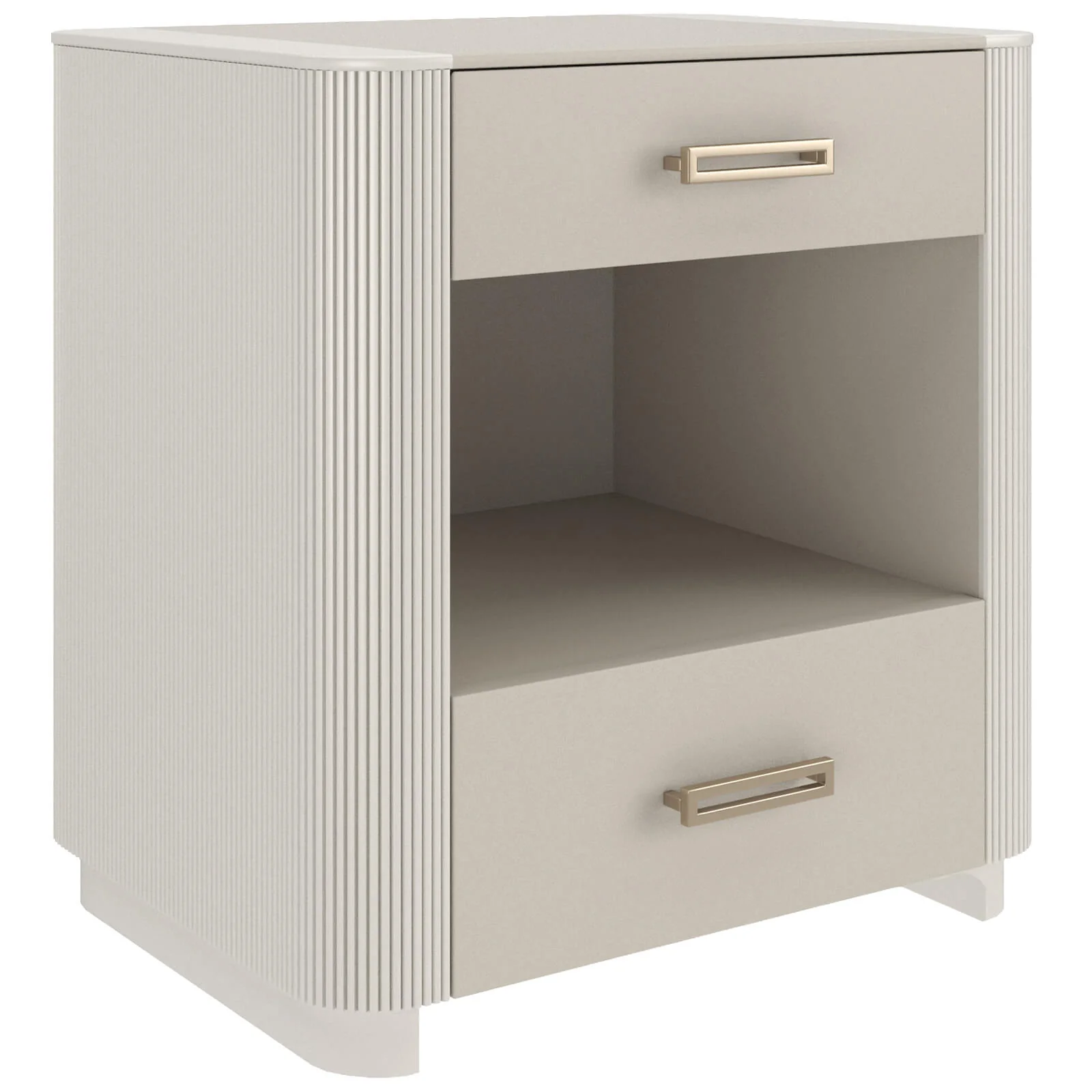 Caracole Love-ly! Small Bedside Table - Matte Pearl - Image 2