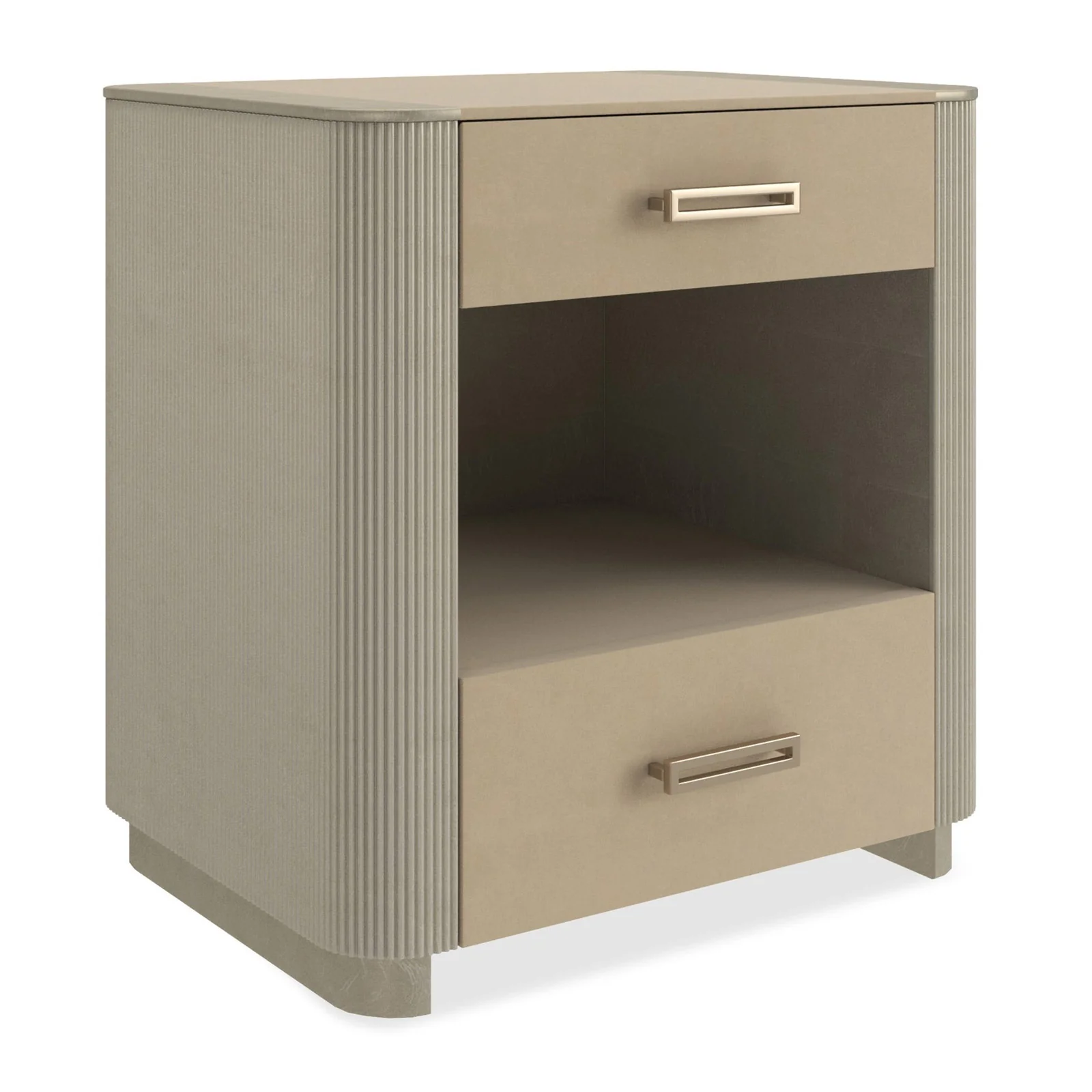 Caracole Love-ly! Small Bedside Table - Oracle - Image 2