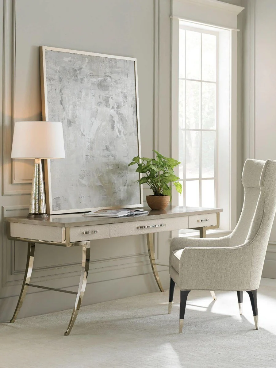 Caracole Perfect Pairing Wing Chair – Lombardia Champagne - Image 5
