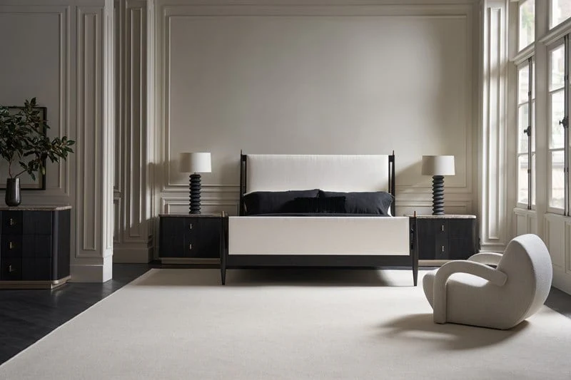 Caracole Rhythm Bedside Table - Black - Image 7
