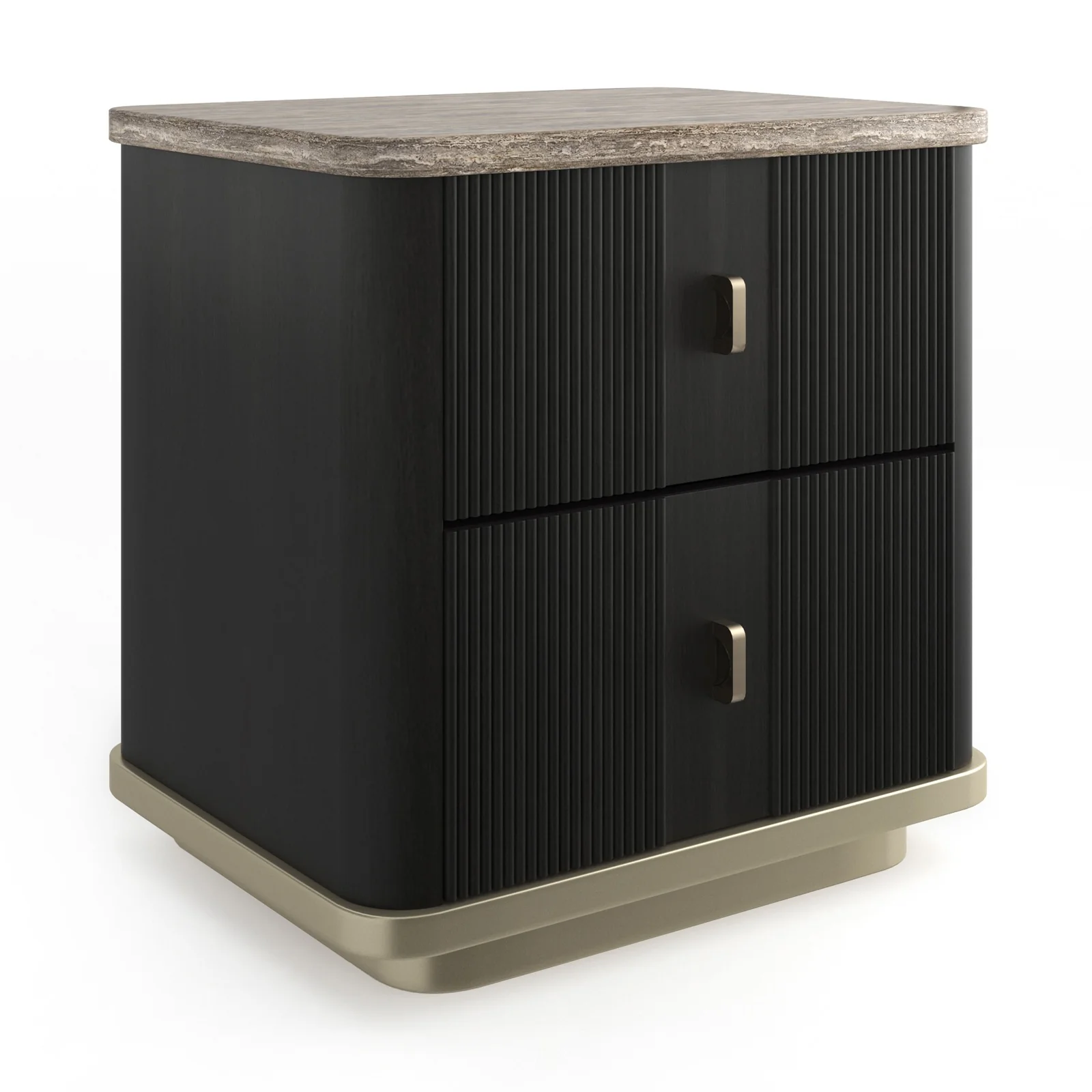 Caracole Rhythm Bedside Table - Small - Black