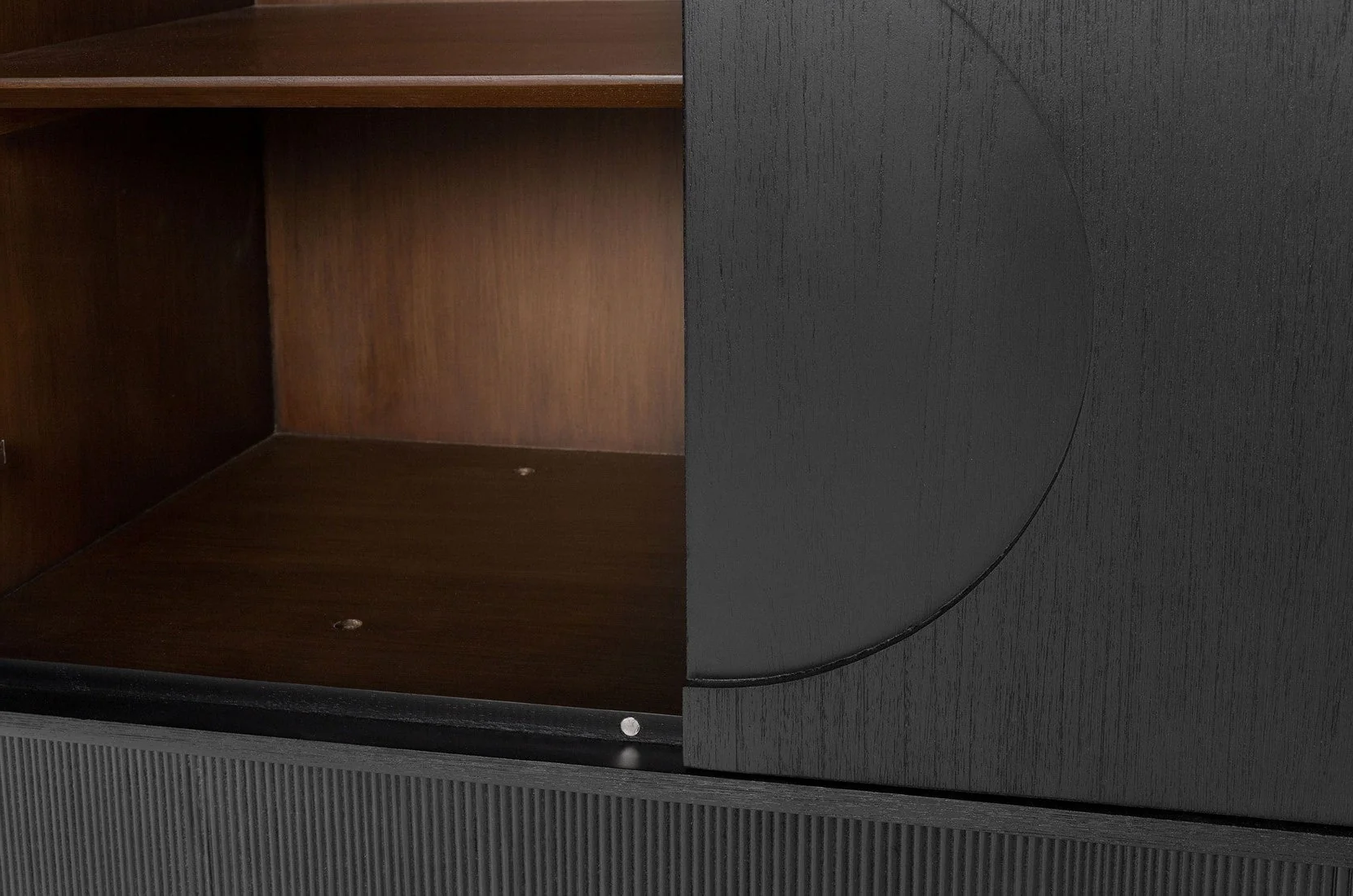 Cassian Cabinet in Black Mindi Wood - Image 8