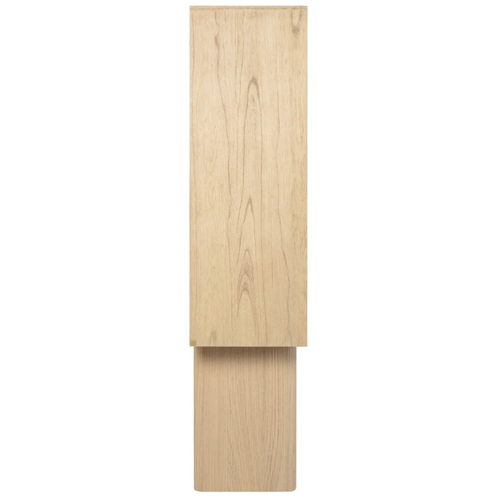 Cassian Cabinet in Natural Mindi Wood - Image 3