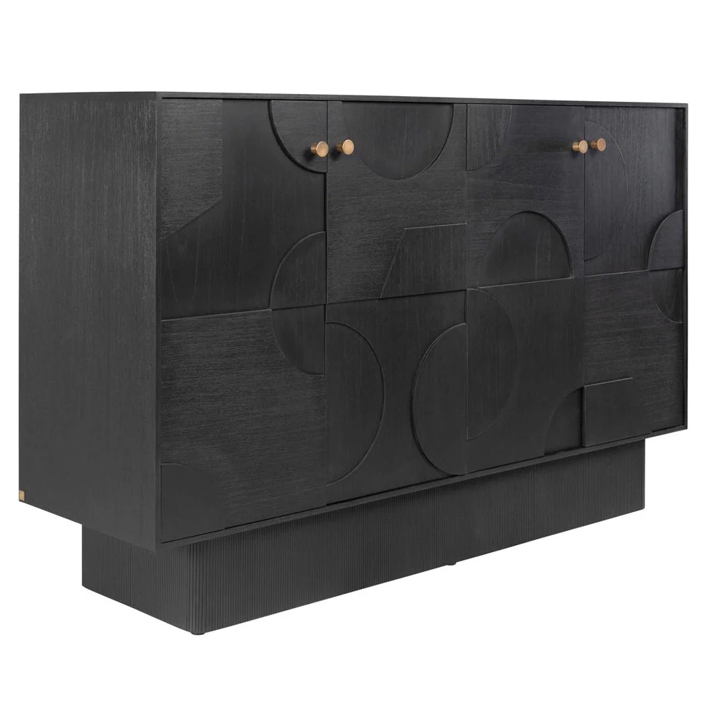 Cassian Sideboard in Black Mindi Wood - Image 2