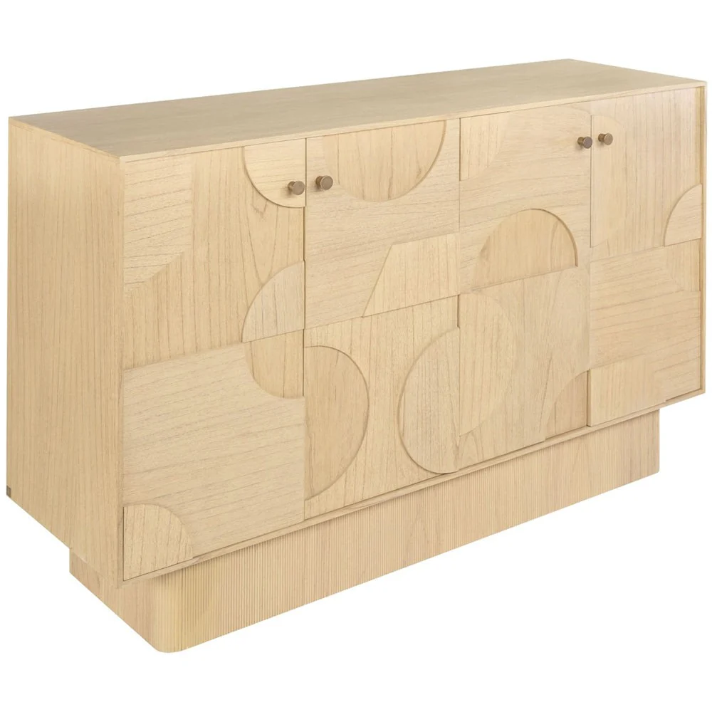Cassian Sideboard in Natural Mindi Wood - Image 2