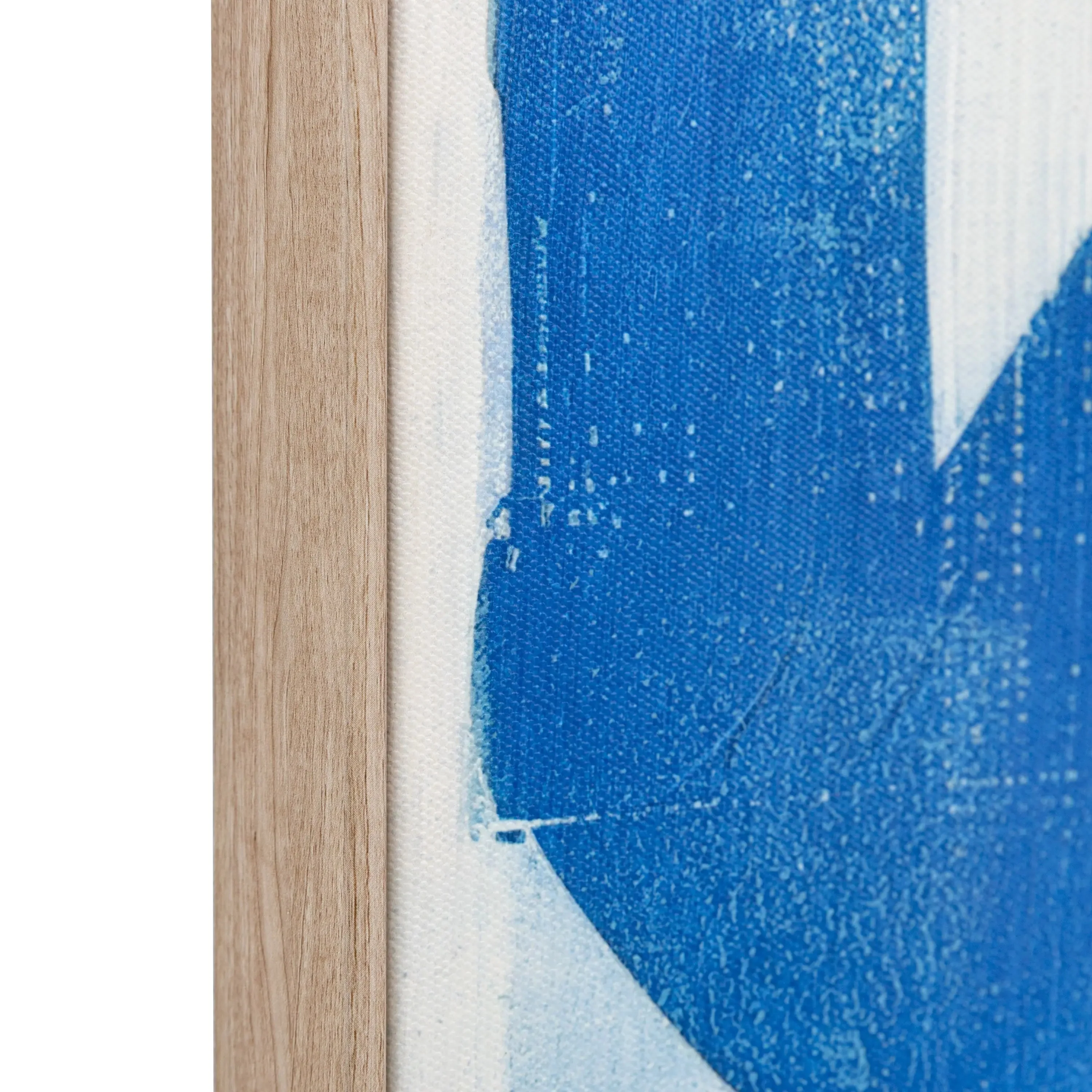 Chromatic Flow Abstract Canvas – Cobalt - Image 6