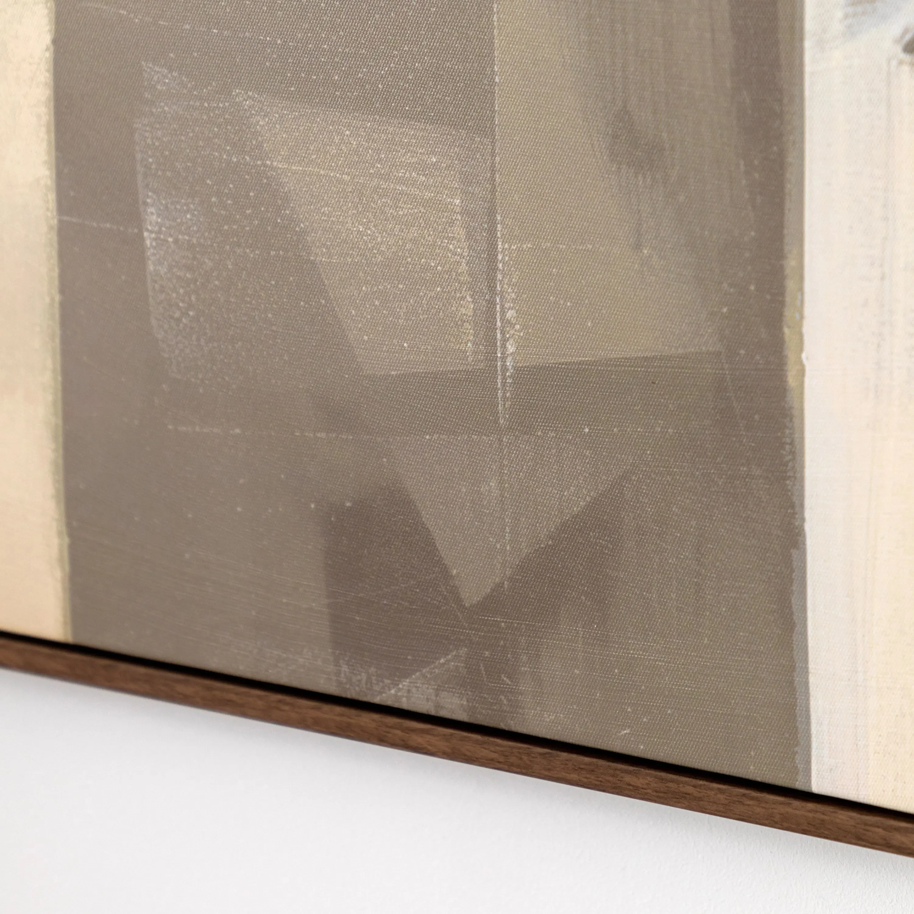 Chromatic Flow Square Abstract Canvas I – Neutral - Image 6