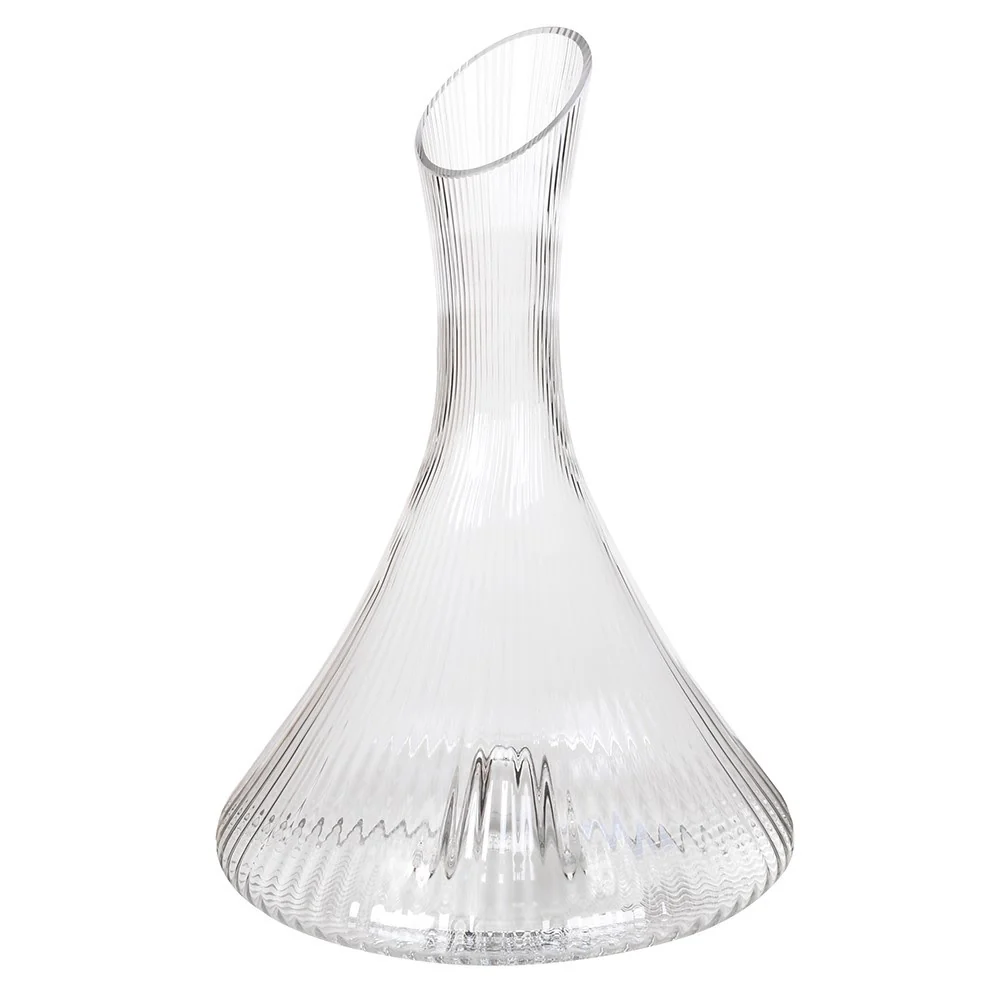 Clear Ribbed Carafe – Excess Stock