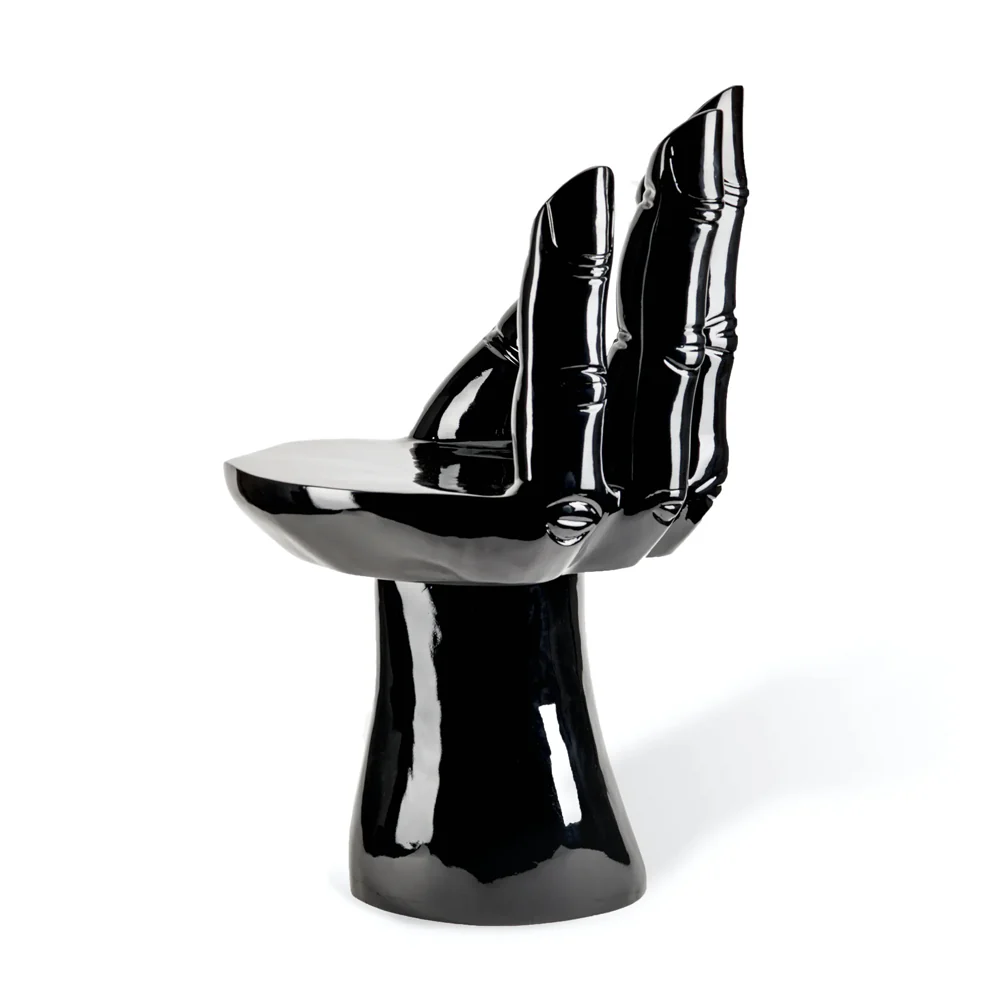 Pols Potten Palmistry Chair with Black Lacquered Effect - Image 2